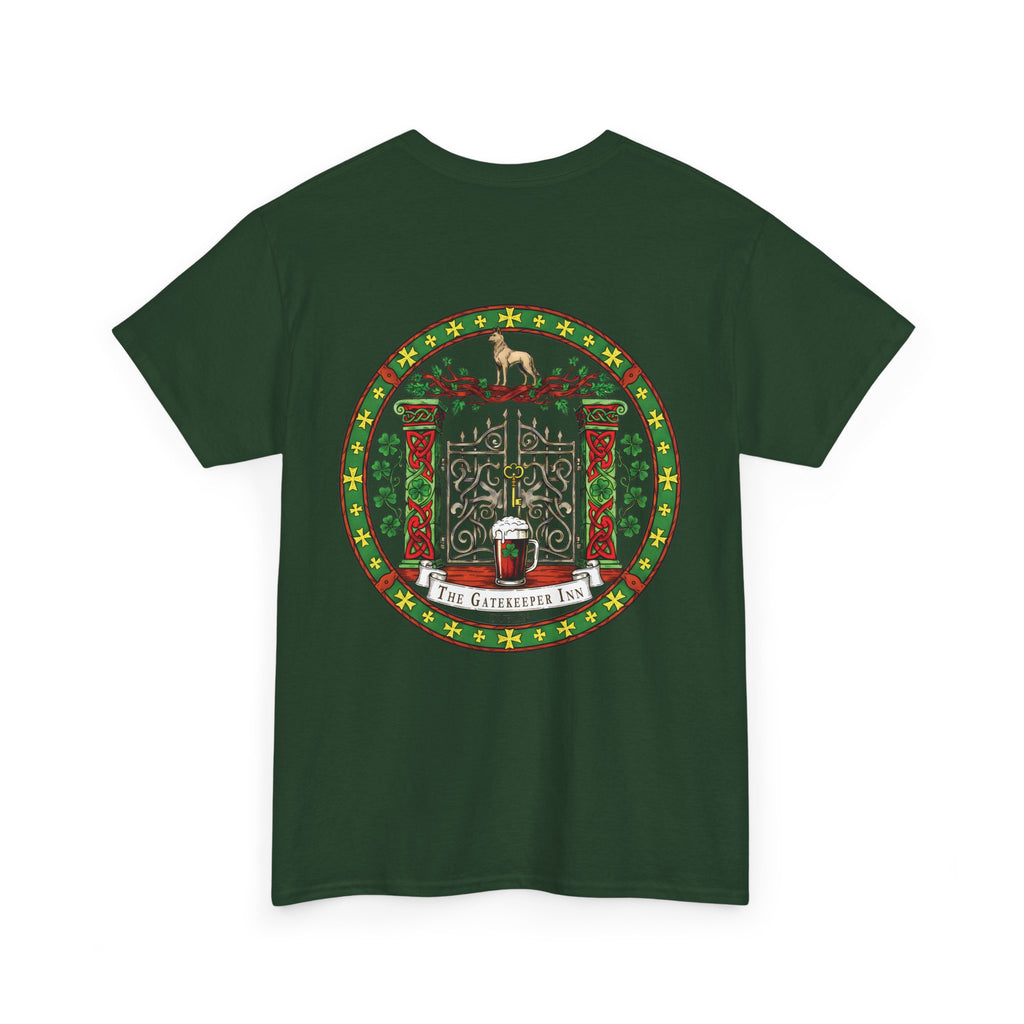 The Gatekeeper Inn, Dublin, Festive Unisex Cotton Tee with Holiday Design, Christmas Gift, Casual Wear, Comfortable Shirt, Year-Round Style, Unique Gift Idea