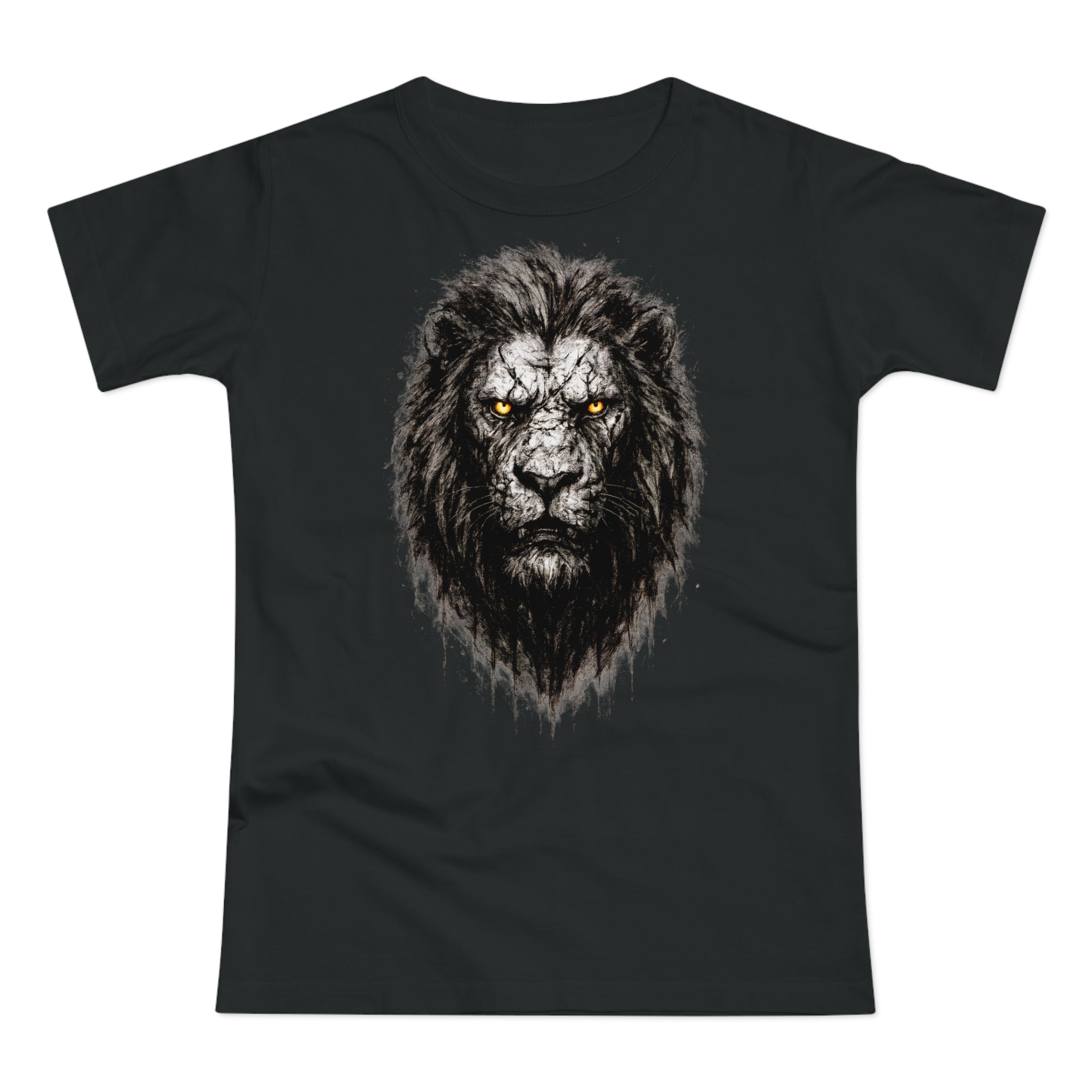 Löwe: Frontprint, Women's T-Shirt - Animal-Collection