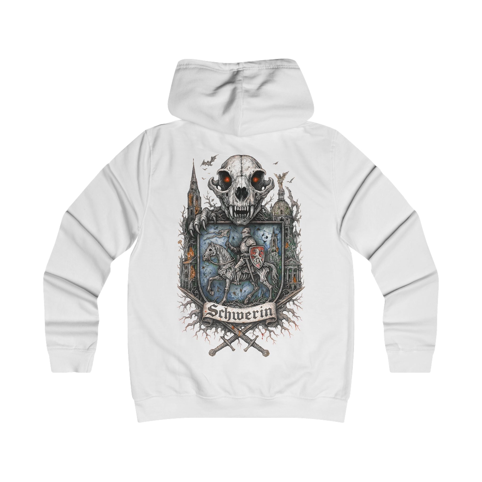 Schwerin: Front-/Backprint, Womens' Hoodie **Grimwater-Edition**
