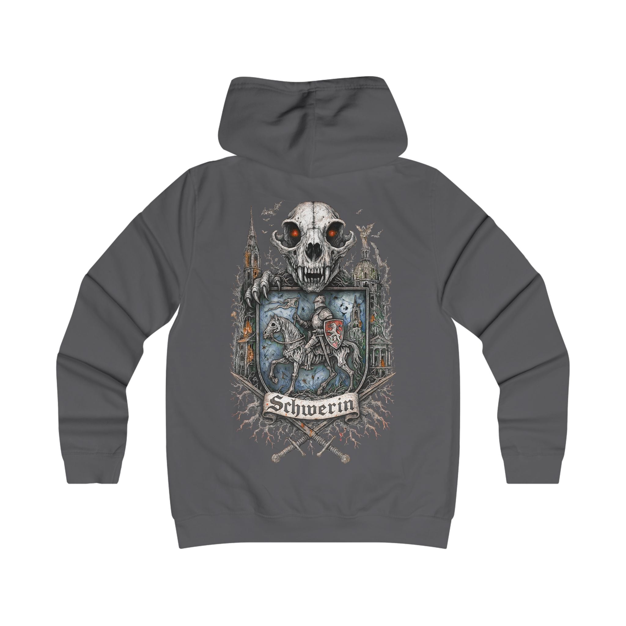 Schwerin: Front-/Backprint, Womens' Hoodie **Grimwater-Edition**