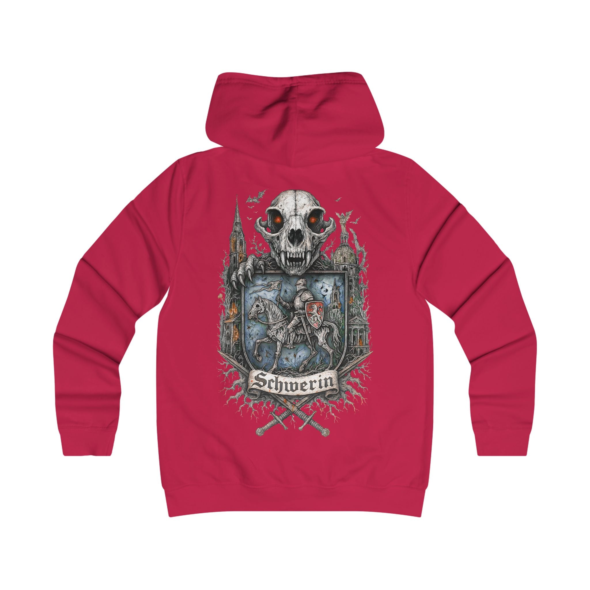 Schwerin: Front-/Backprint, Womens' Hoodie **Grimwater-Edition**