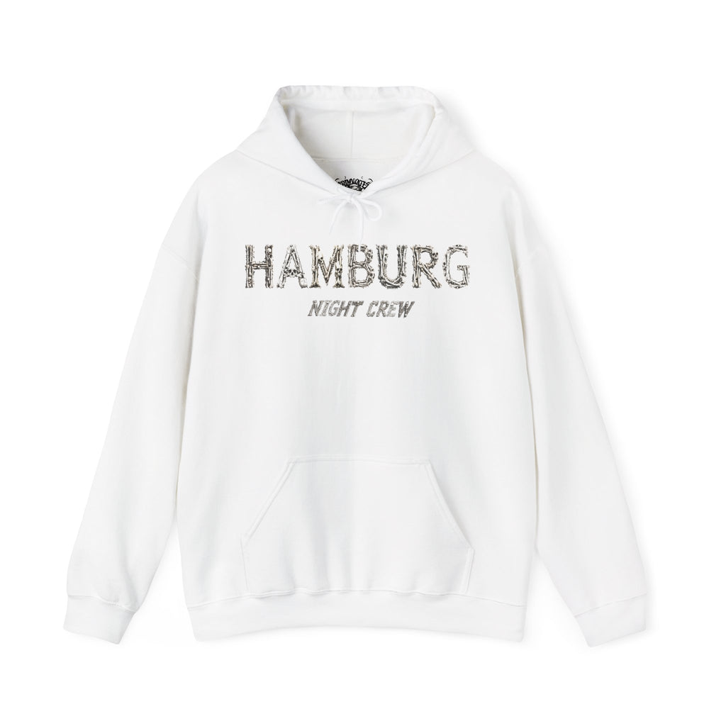Hamburg "Night Crew" - Front-/Backprint Unisex Hoodie: **Grimwater-Edition**