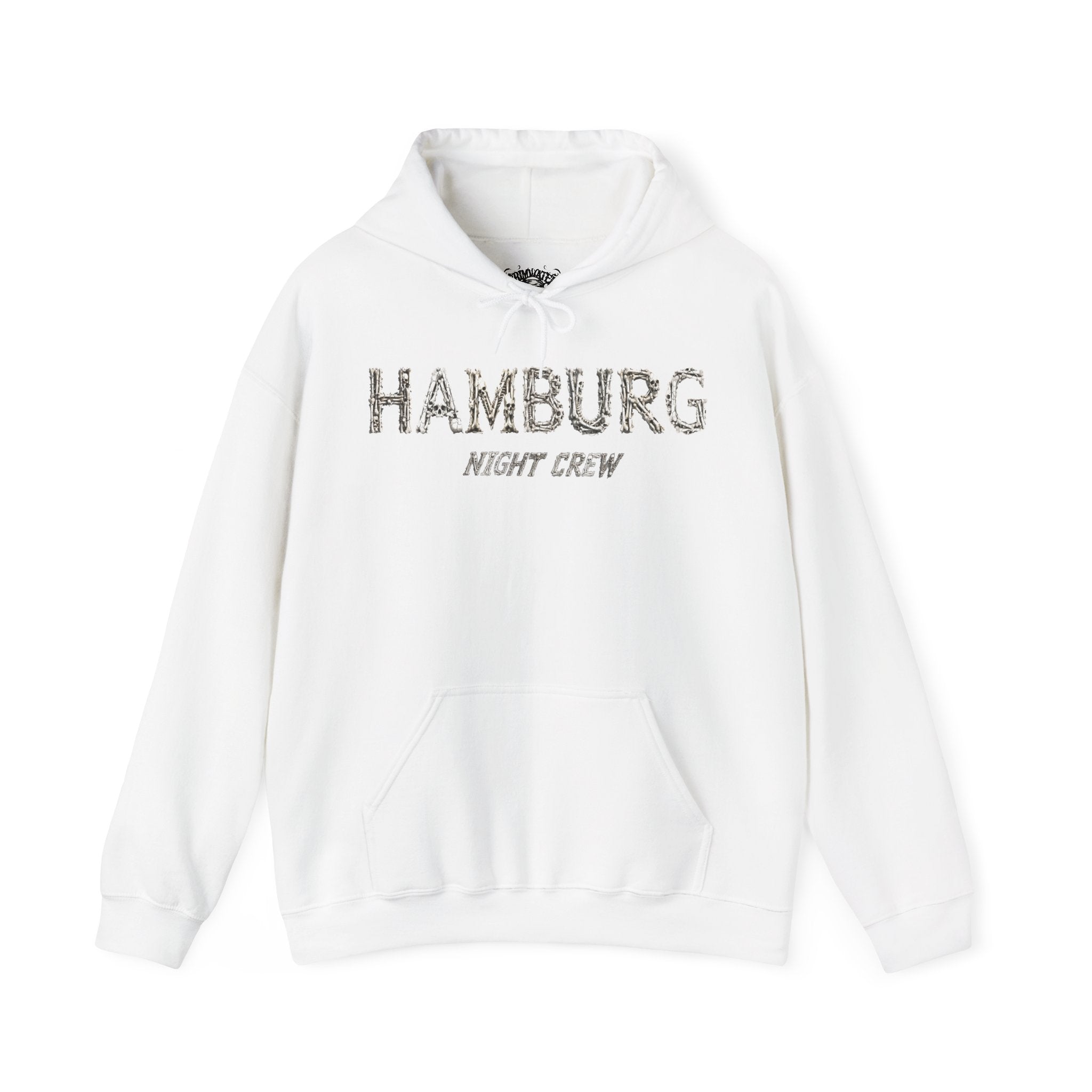 Hamburg "Night Crew" - Front-/Backprint Unisex Hoodie: **Grimwater-Edition**