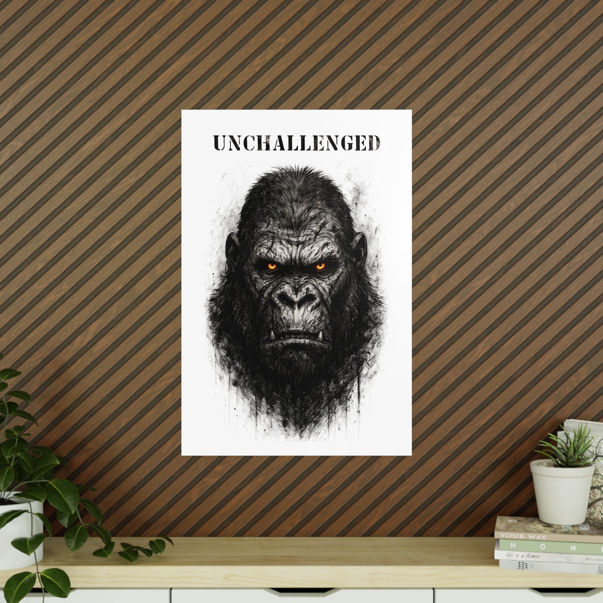 Poster 60 x 90: Gorilla (Animal-Collection)