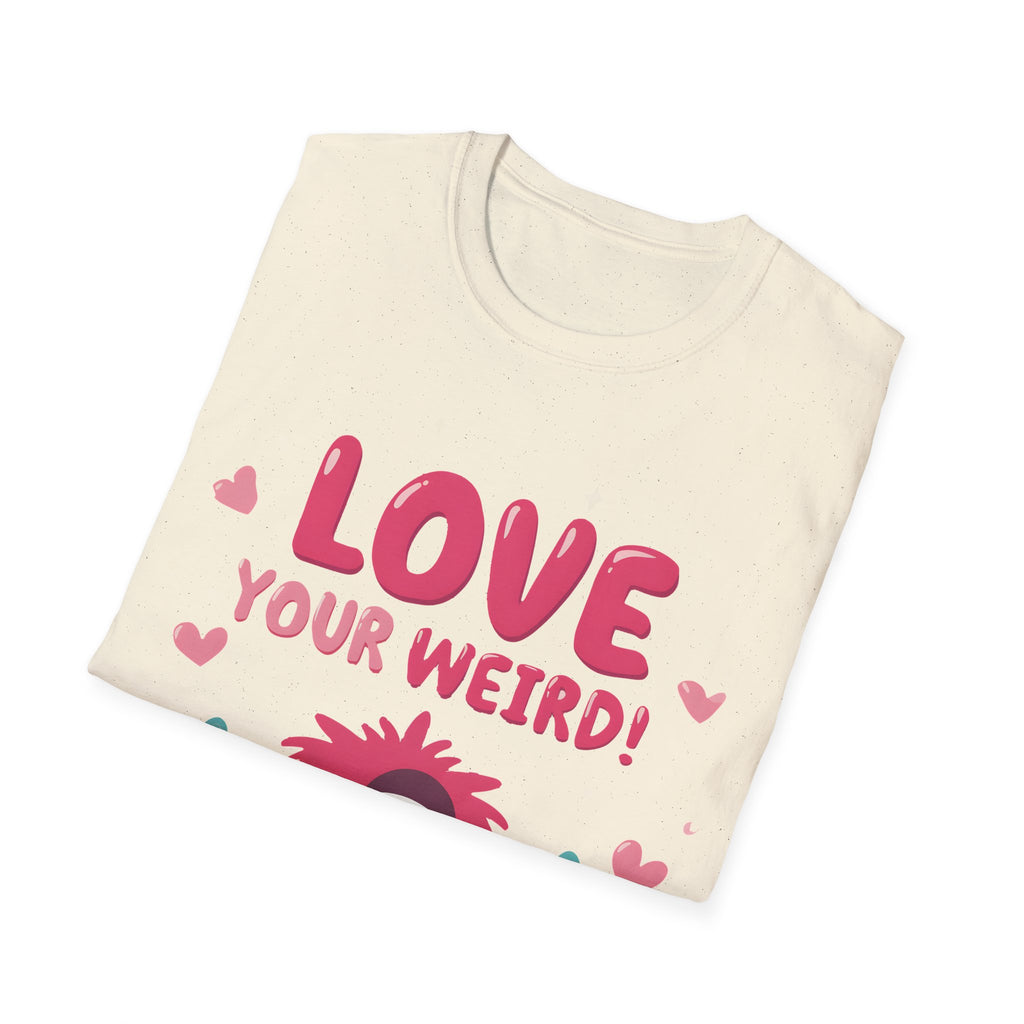 Weird and Ok with that :) - Slim geschnitten Unisex T-Shirt