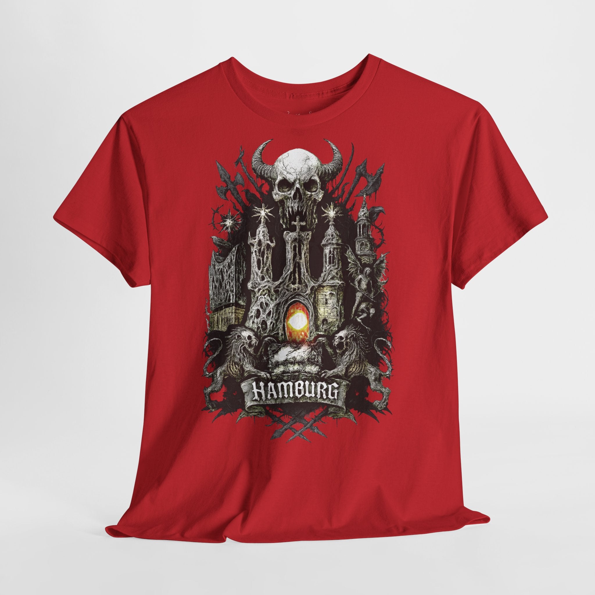 Hamburg - Frontprint, Unisex T-Shirt: **Grimwater-Edition**