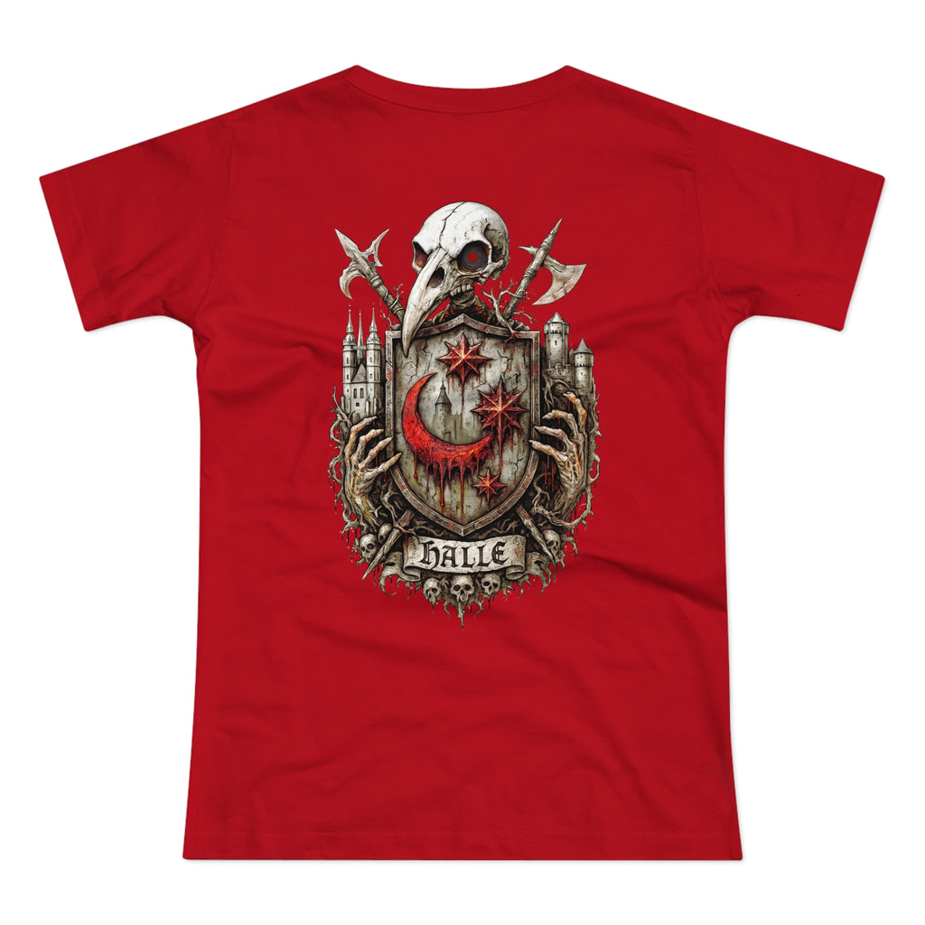 Halle: Front-/Backprint, Womens' T-Shirt **Grimwater-Edition**