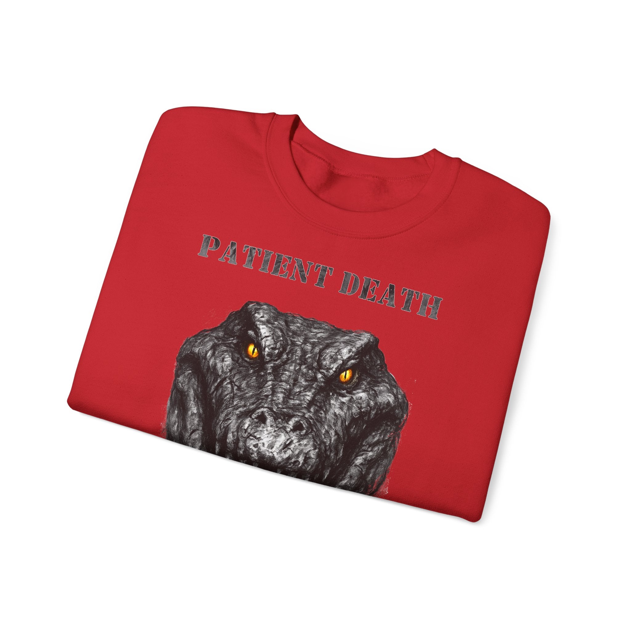 Alligator - Patient Death: Animals-Collection, Frontprint, Unisex Sweatshirt