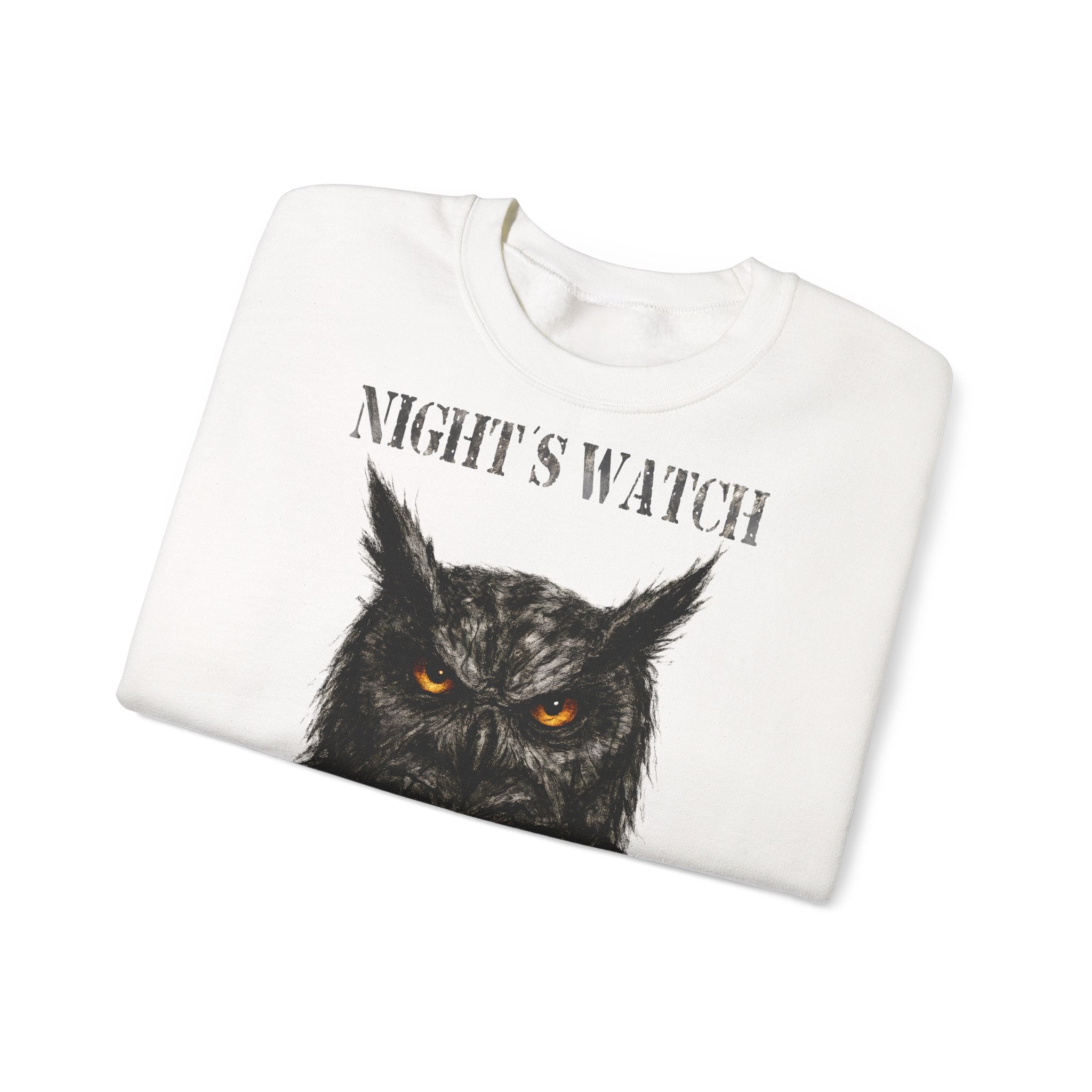 Uhu - Night's Watch: Animals-Collection, Frontprint, Unisex Sweatshirt