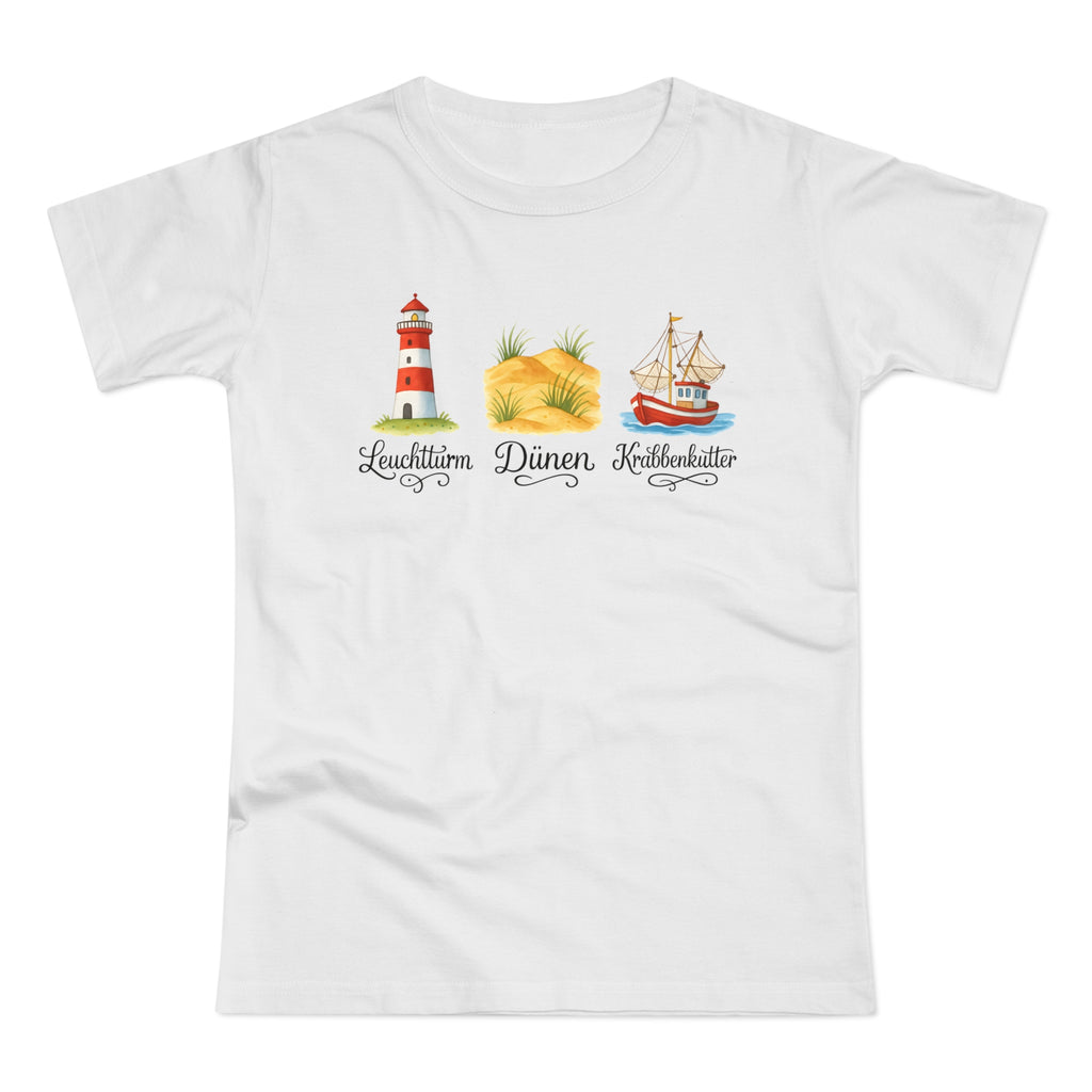 Nordsee, Ostsee - Reicht mir schon! Frontprint, Womens' T-Shirt