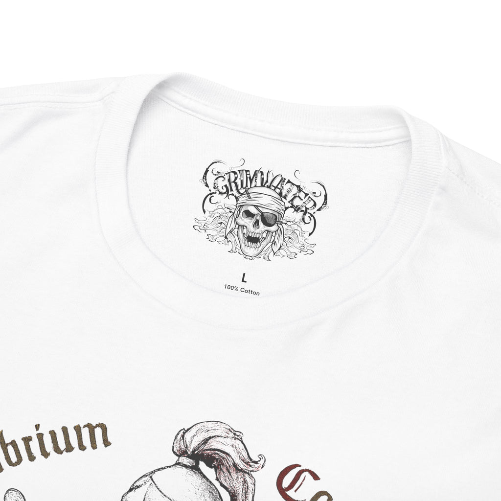 Waage: Frontprint, Unisex T-Shirt **Grimwater-Edition** Sternzeichen Astrologie (Libra)