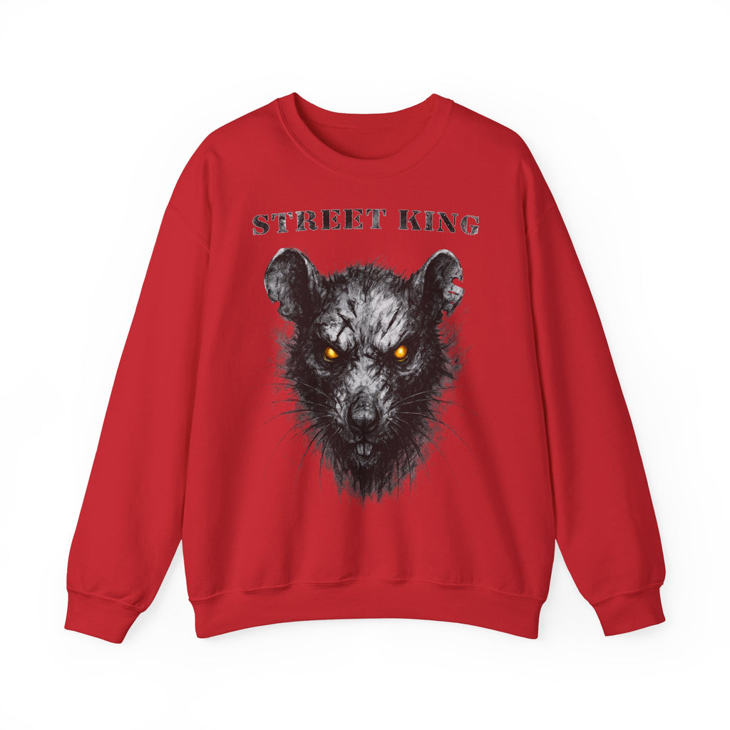 Rat - Street King: Animals-Collection, Frontprint, Unisex Sweatshirt