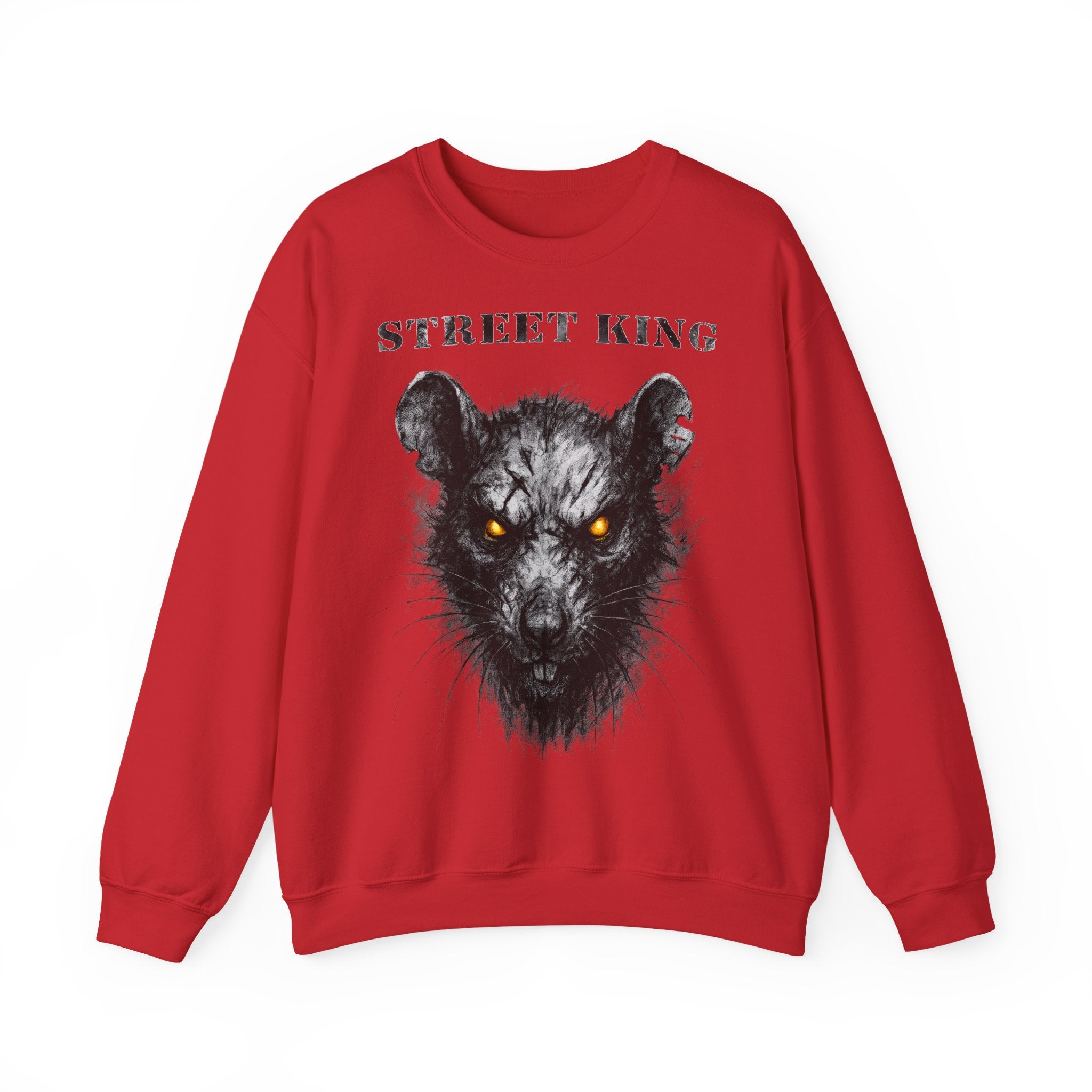 Rat - Street King: Animals-Collection, Frontprint, Unisex Sweatshirt