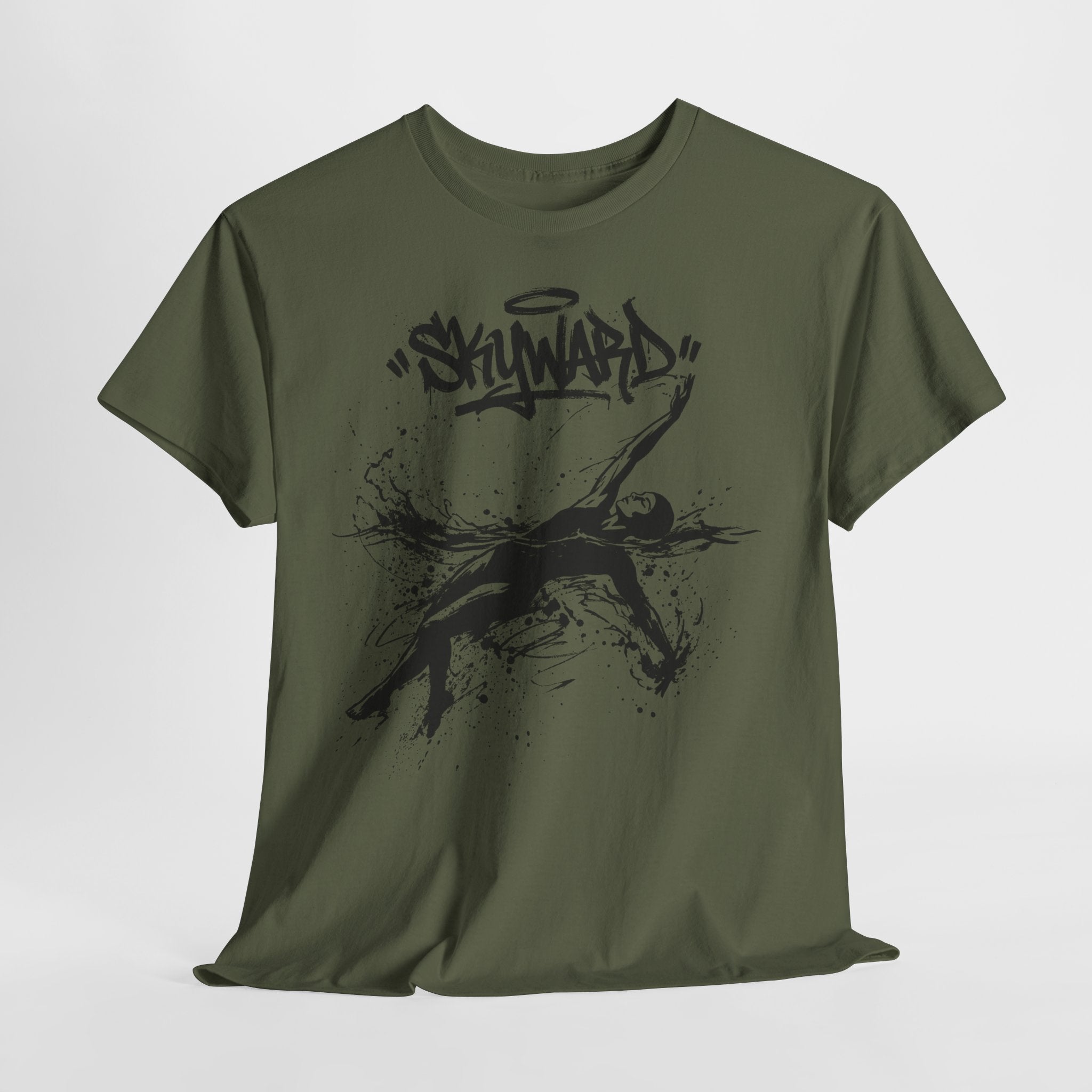 Schwimmen - SKYWARD (Rücken): Frontprint, Unisex T-Shirt