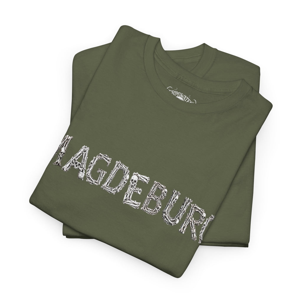 Magdeburg: Front-/Backprint, Unisex T-Shirt **Grimwater-Edition**