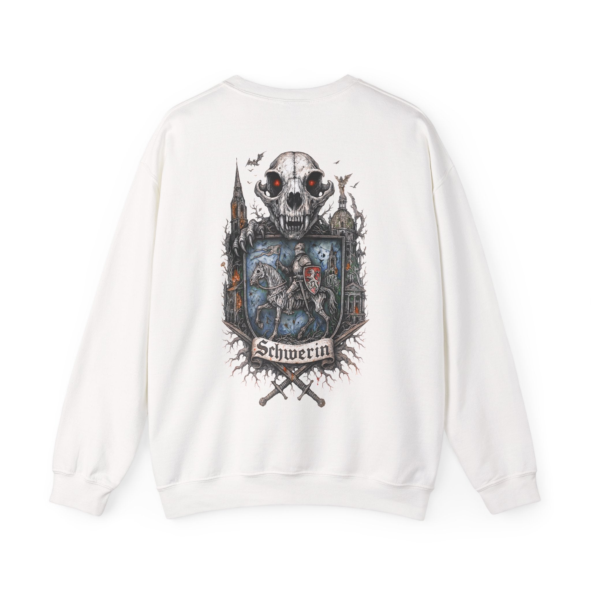 Schwerin: Front-/Backprint, Unisex Sweatshirt **Grimwater-Edition**