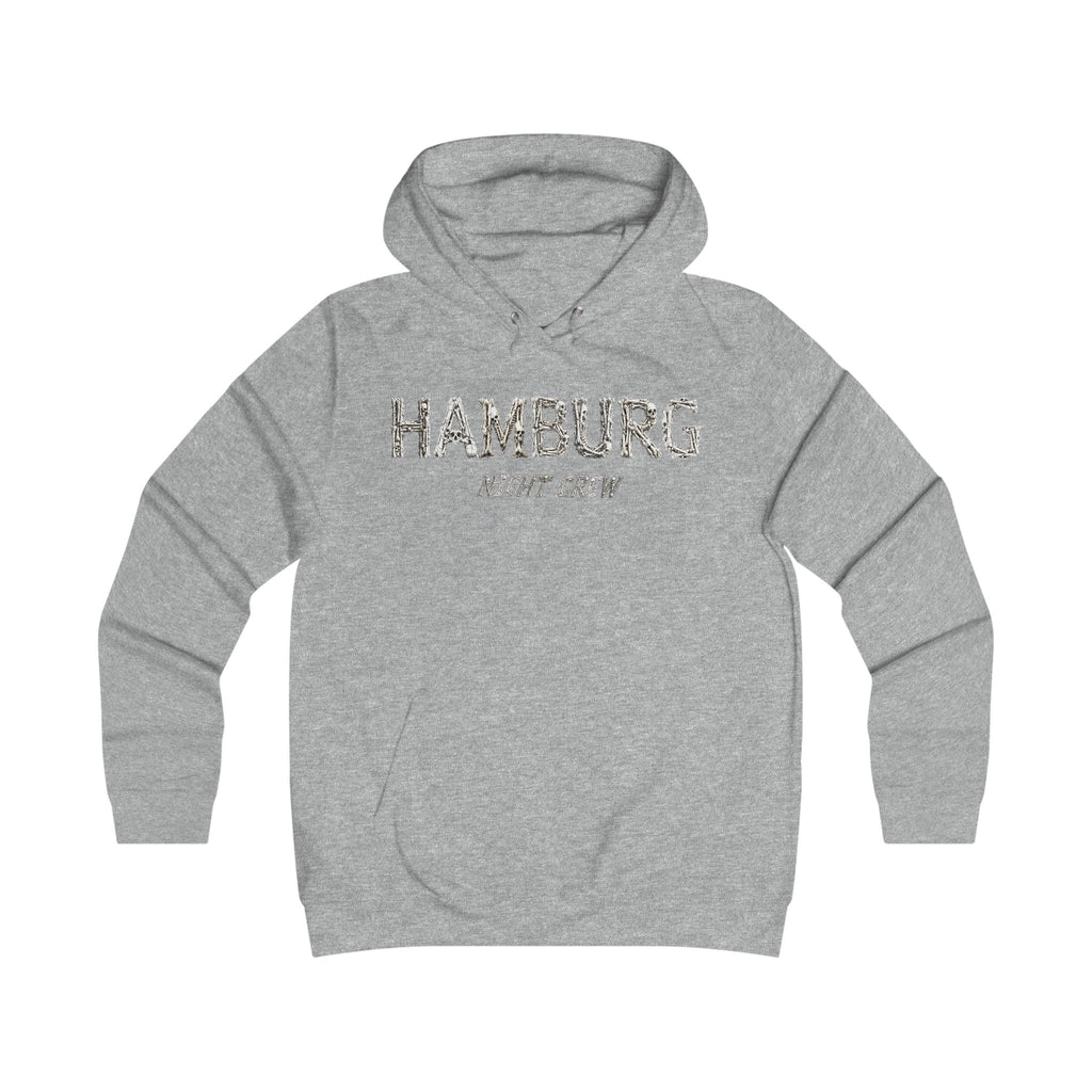 Hamburg "Night Crew" - Front-/Backprint Womens' Hoodie: **Grimwater-Edition**