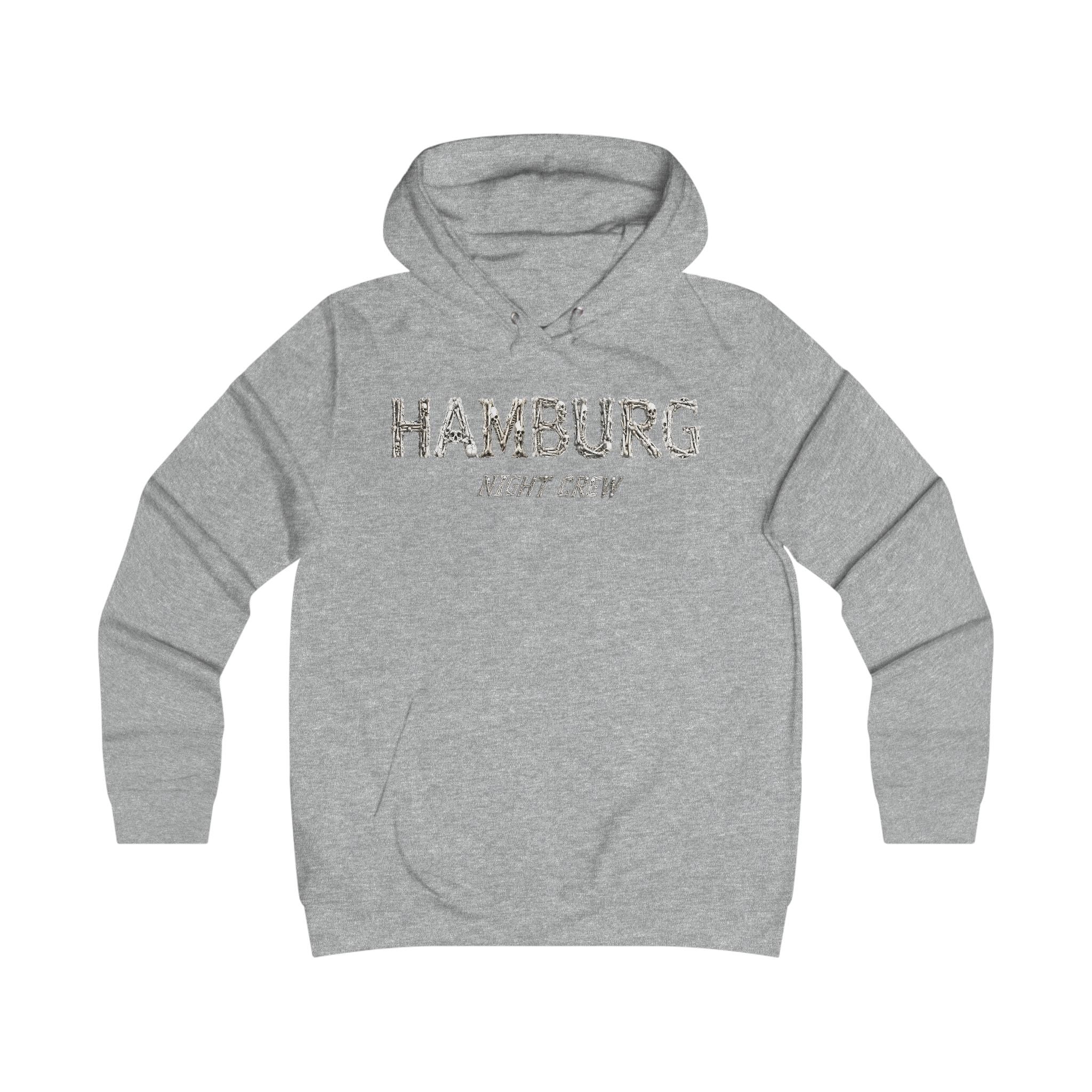 Hamburg "Night Crew" - Front-/Backprint Womens' Hoodie: **Grimwater-Edition**