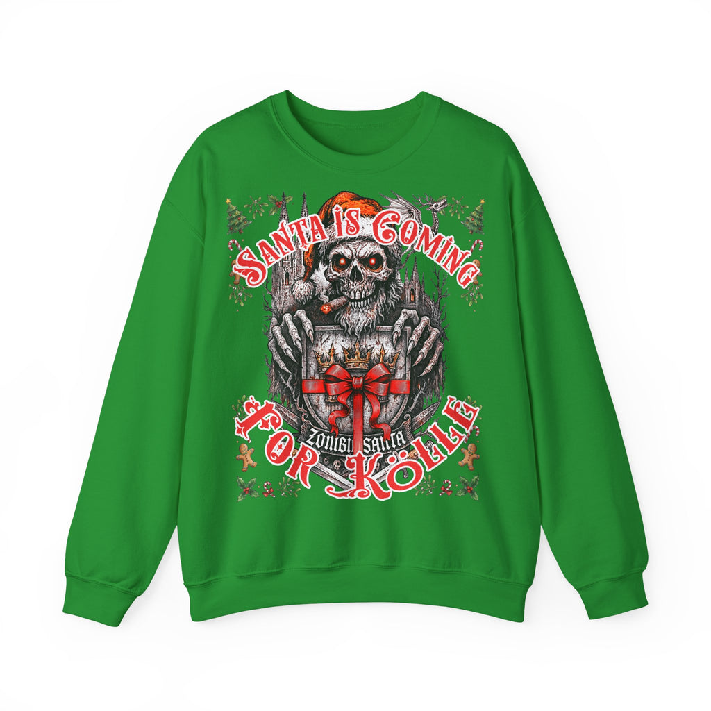 Santa Claus coming 4 Kölle: Frontprint, Unisex Sweatshirt