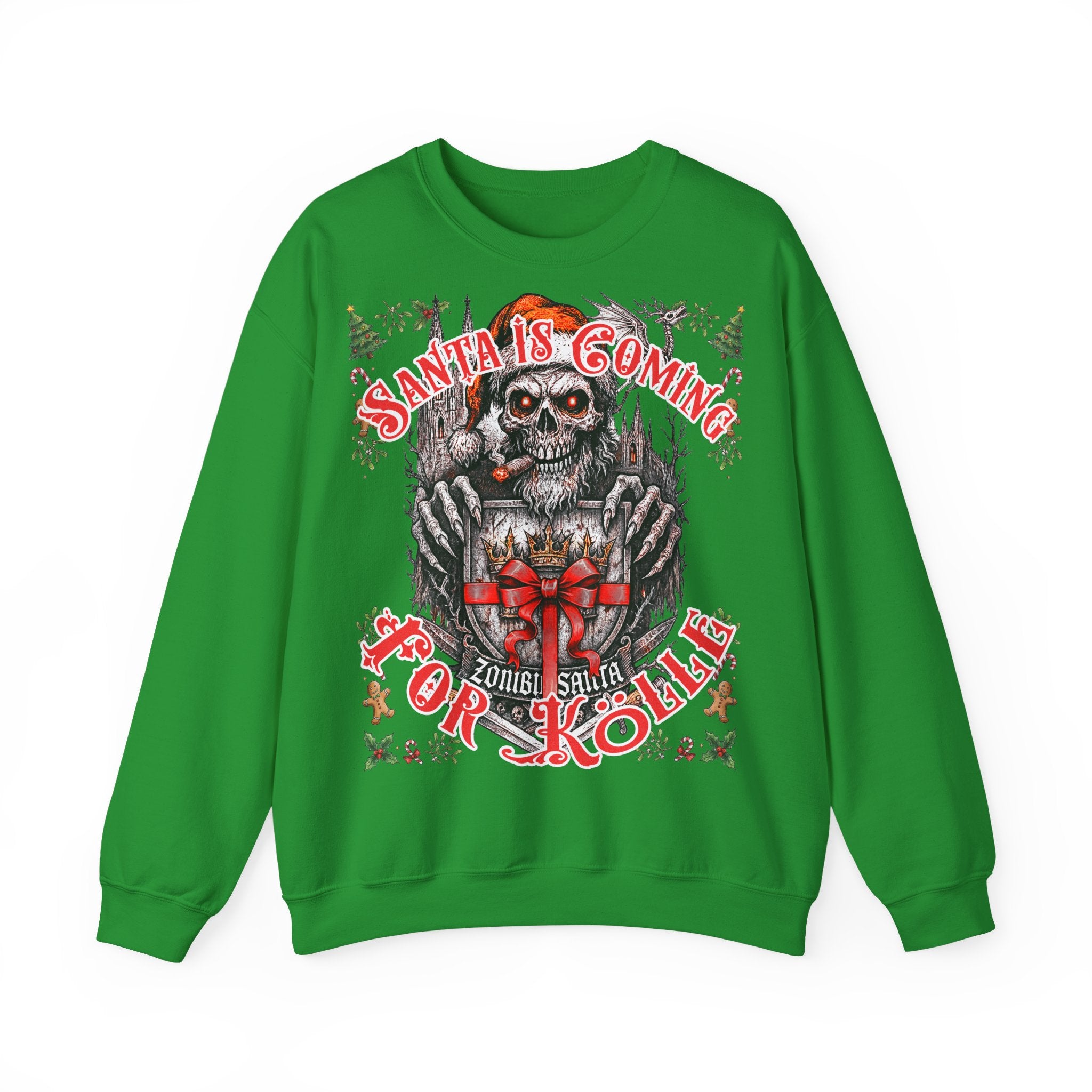 Santa Claus coming 4 Kölle: Frontprint, Unisex Sweatshirt