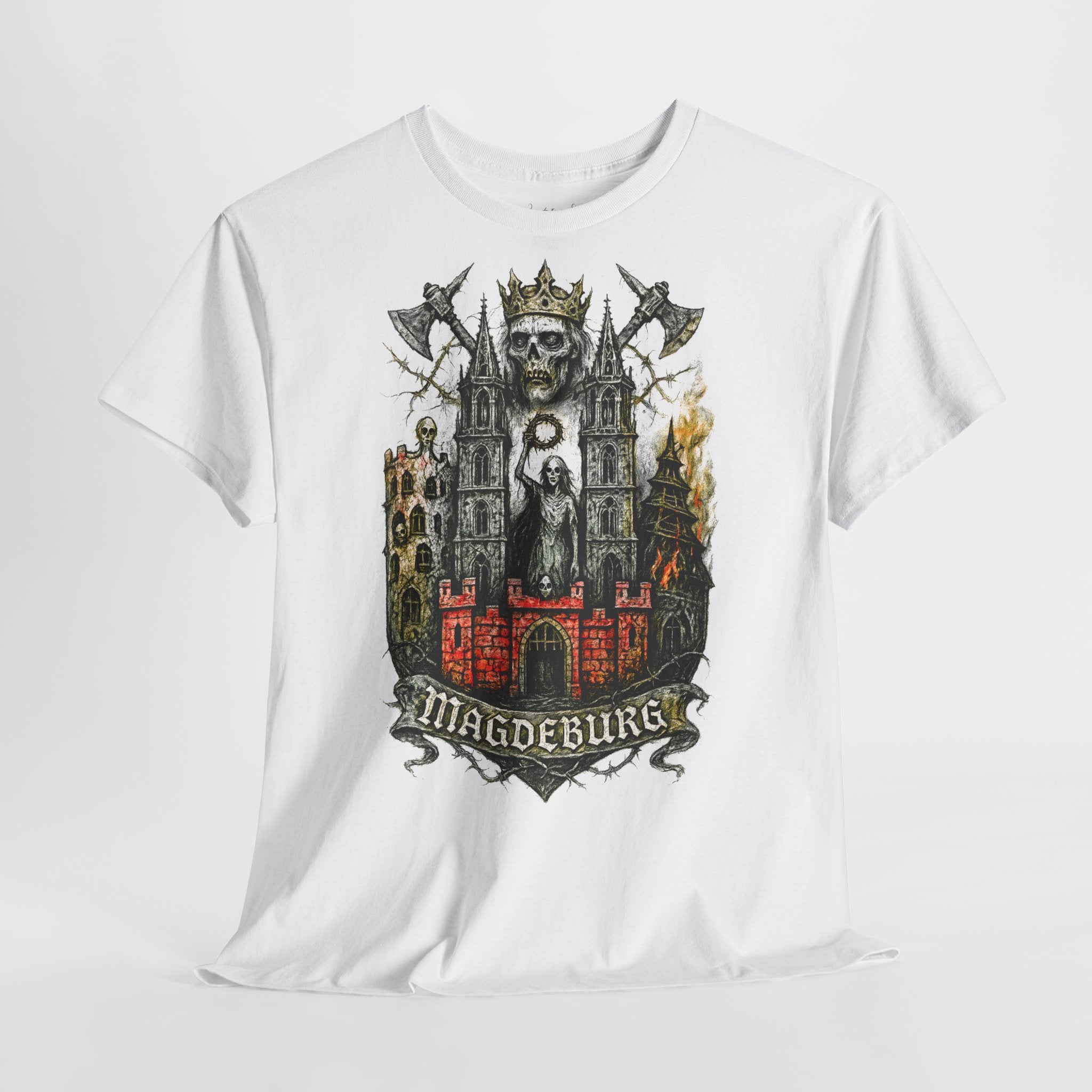 Magdeburg: Frontprint, Unisex T-Shirt **Grimwater-Edition**