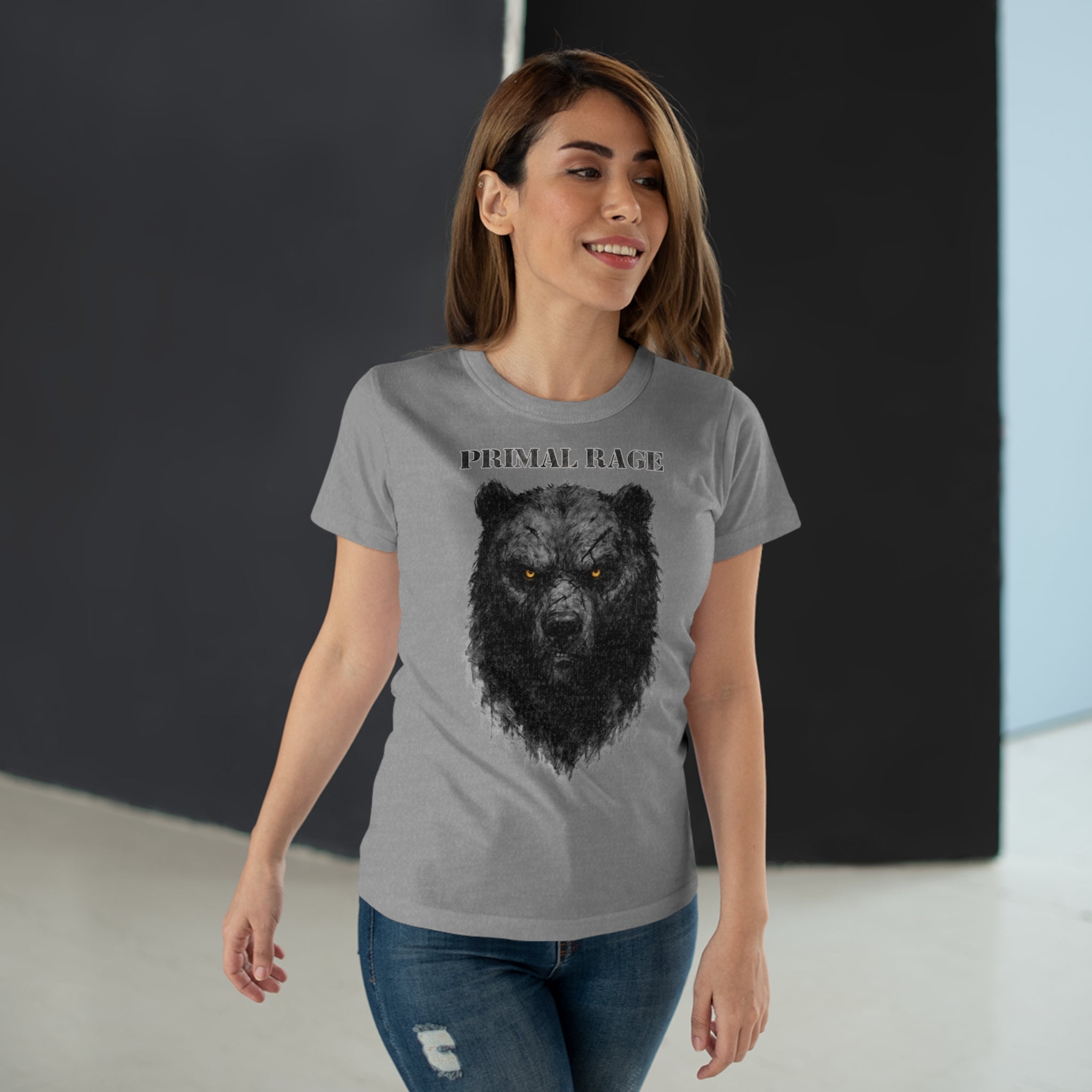 Bär: Frontprint, Womens' T-Shirt - Animal-Collection