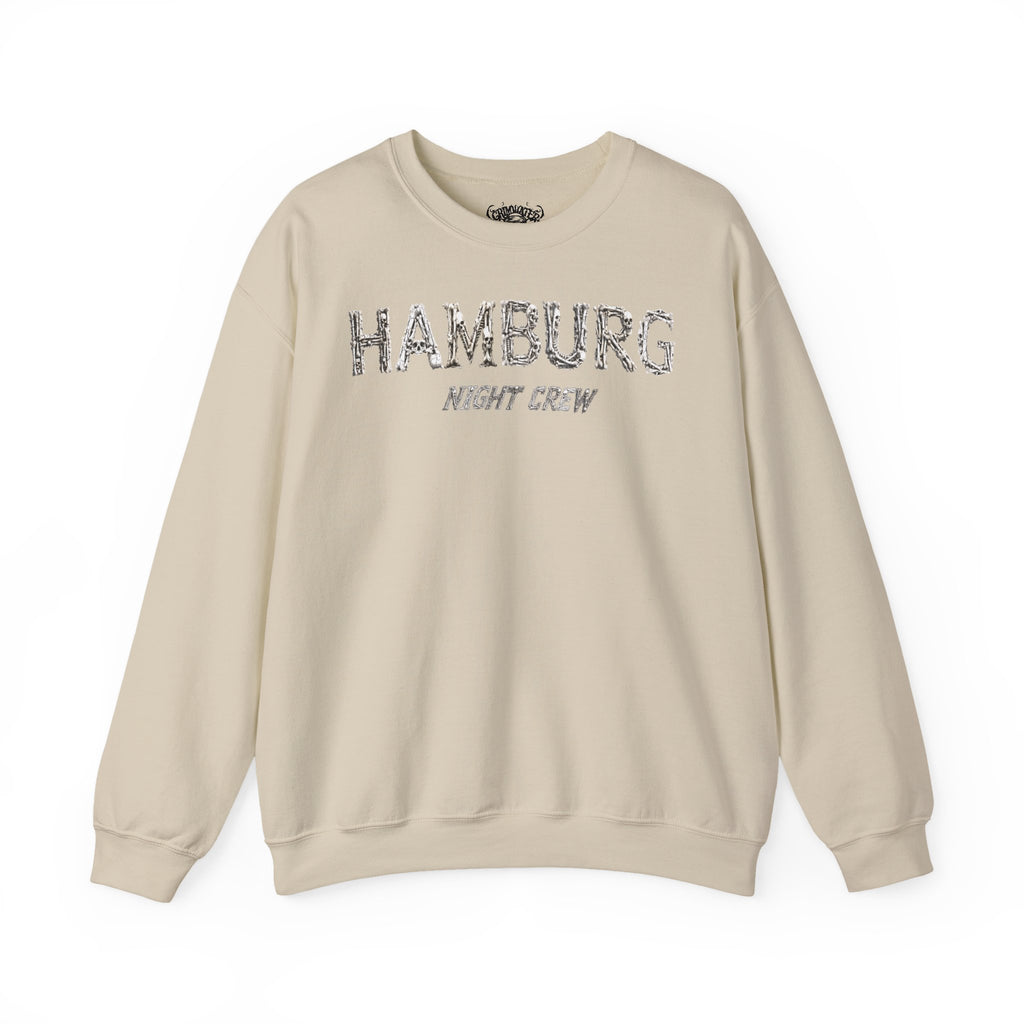 Hamburg "Night Crew" - Front-/Backprint, Unisex Sweatshirt: **Grimwater-Edition**