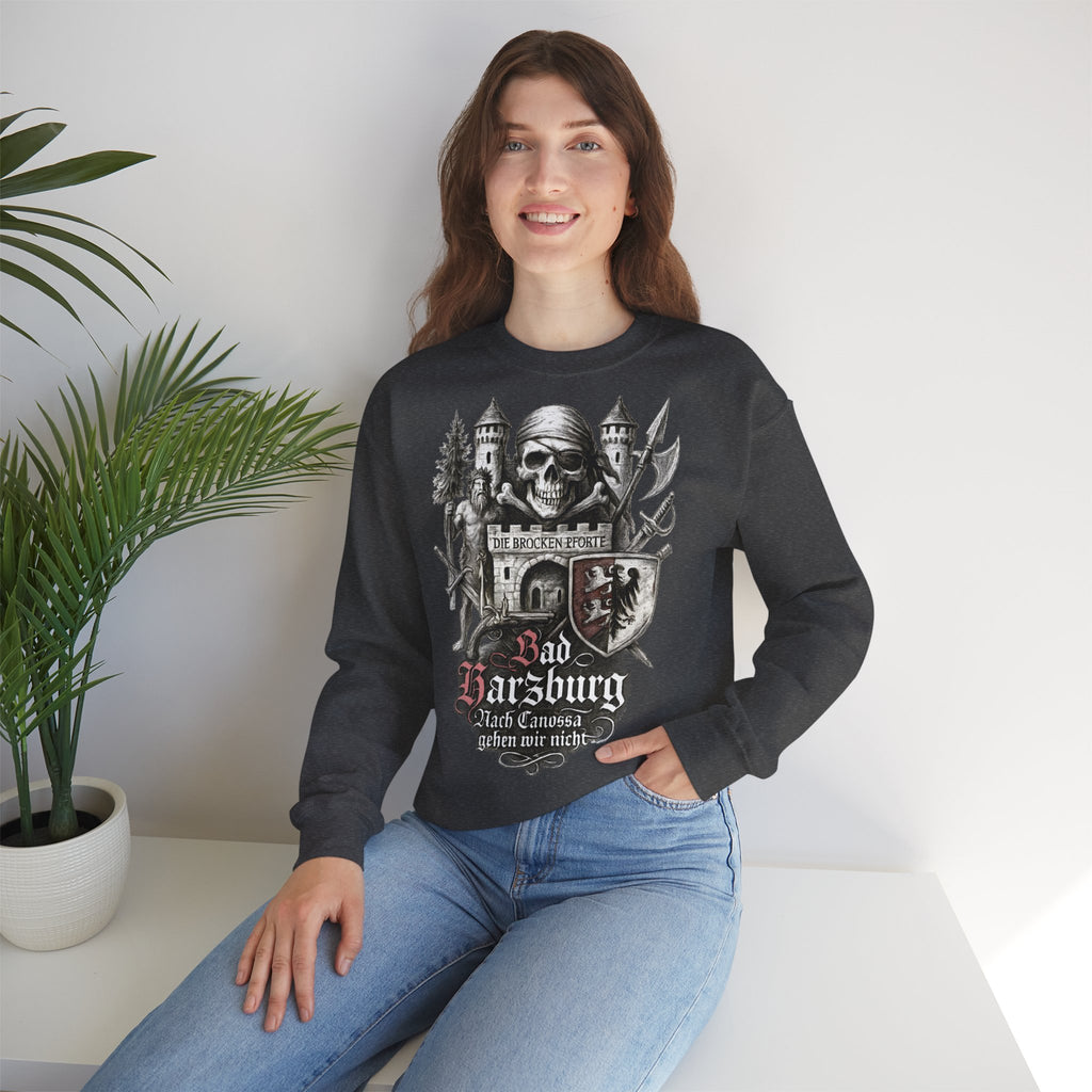 Bad Harzburg: Harz-Collection, Frontprint, Unisex Sweatshirt **Grimwater-Edition**