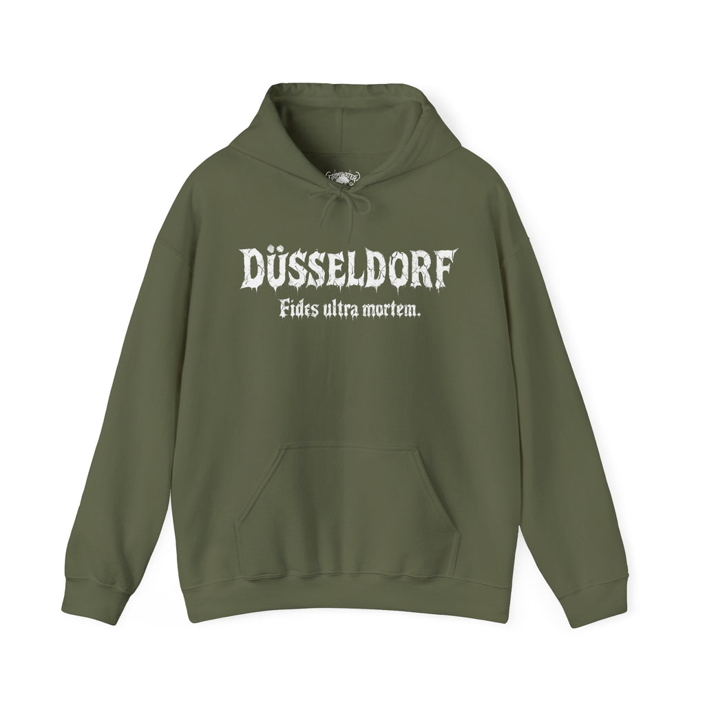 Düsseldorf Front-/Backprint - Fides ultra mortem!  Leo, Anchor, Fides: Grimwater-Edition - Hoodie