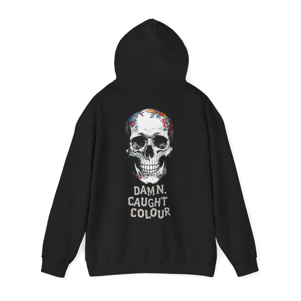 Damn. Caught Colour – Backprint, Unisex Hoodie