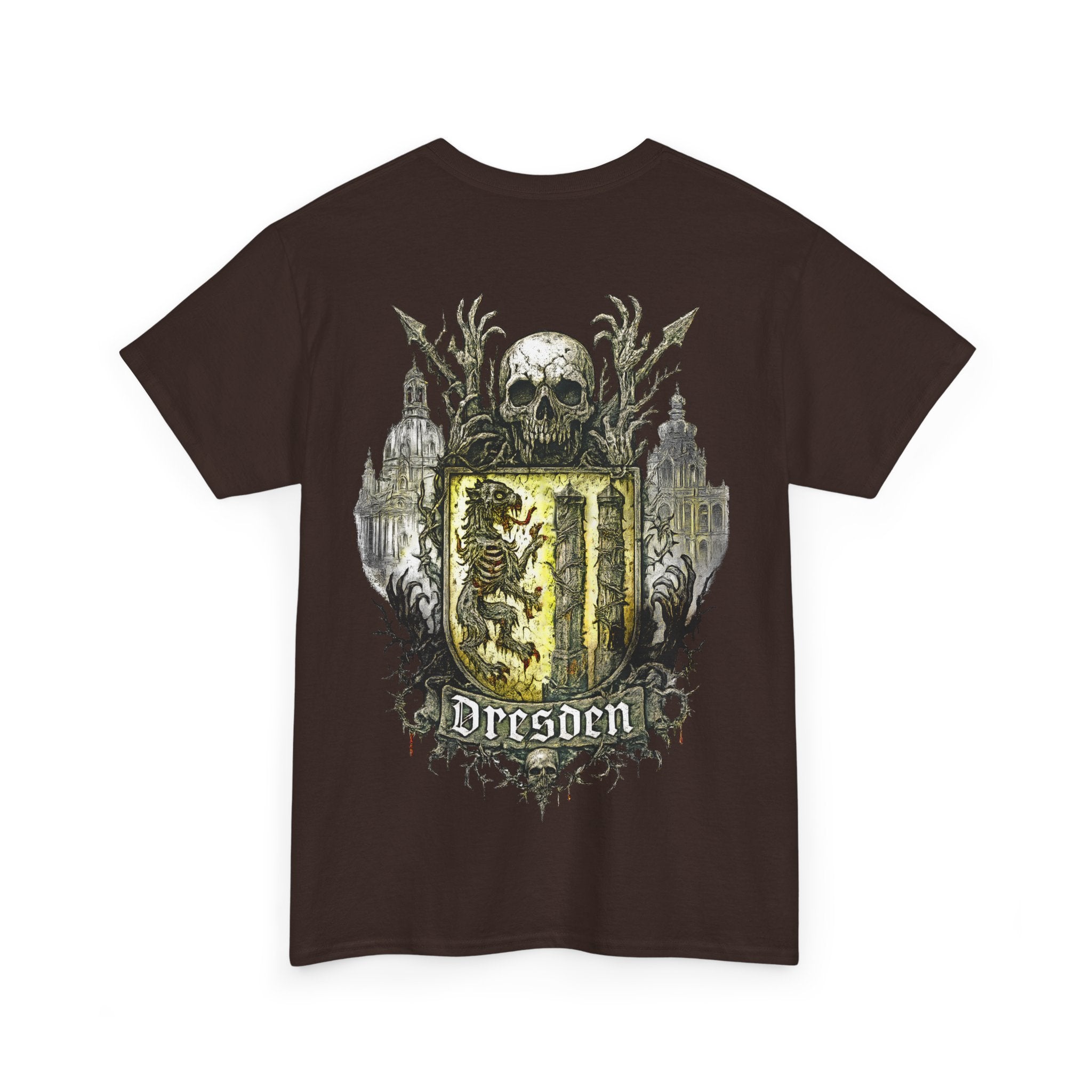 Dresden: Front-/Backprint, Unisex T-Shirt **Grimwater-Edition**