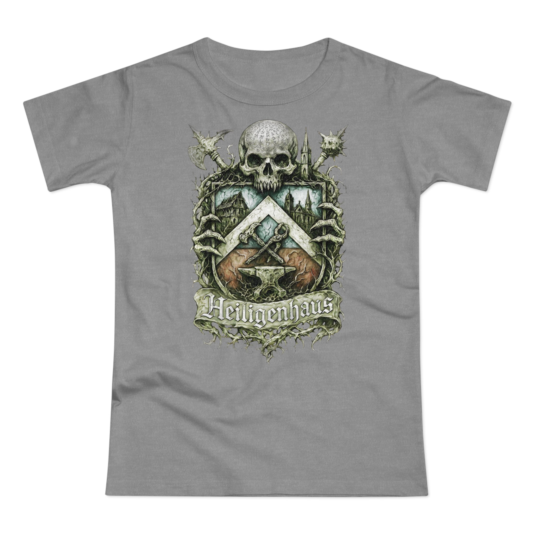 Heiligenhaus: Frontprint, Womens' T-Shirt **Grimwater-Edition**