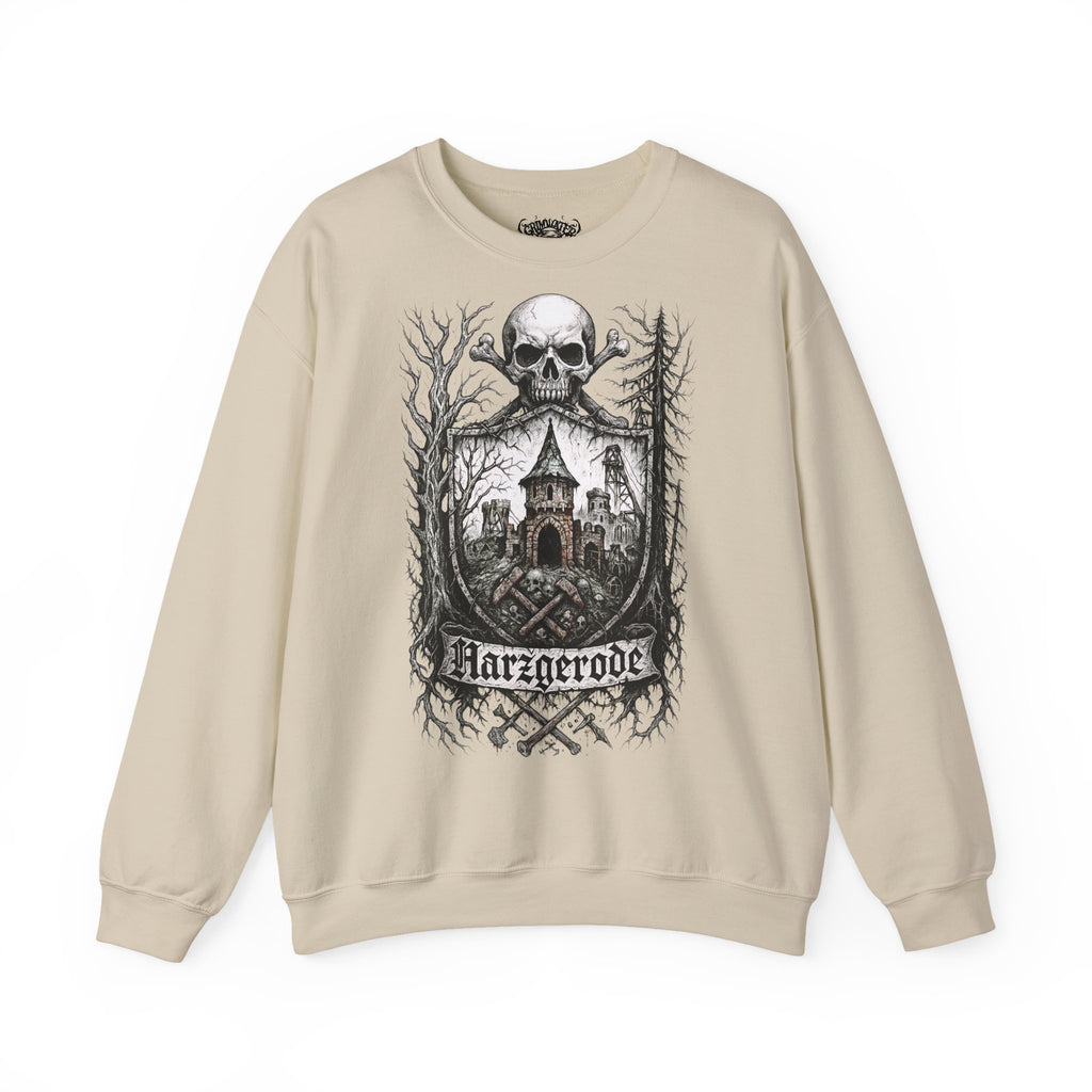 Harzgerode: Harz-Collection, Frontprint, Unisex Sweatshirt **Grimwater-Edition**