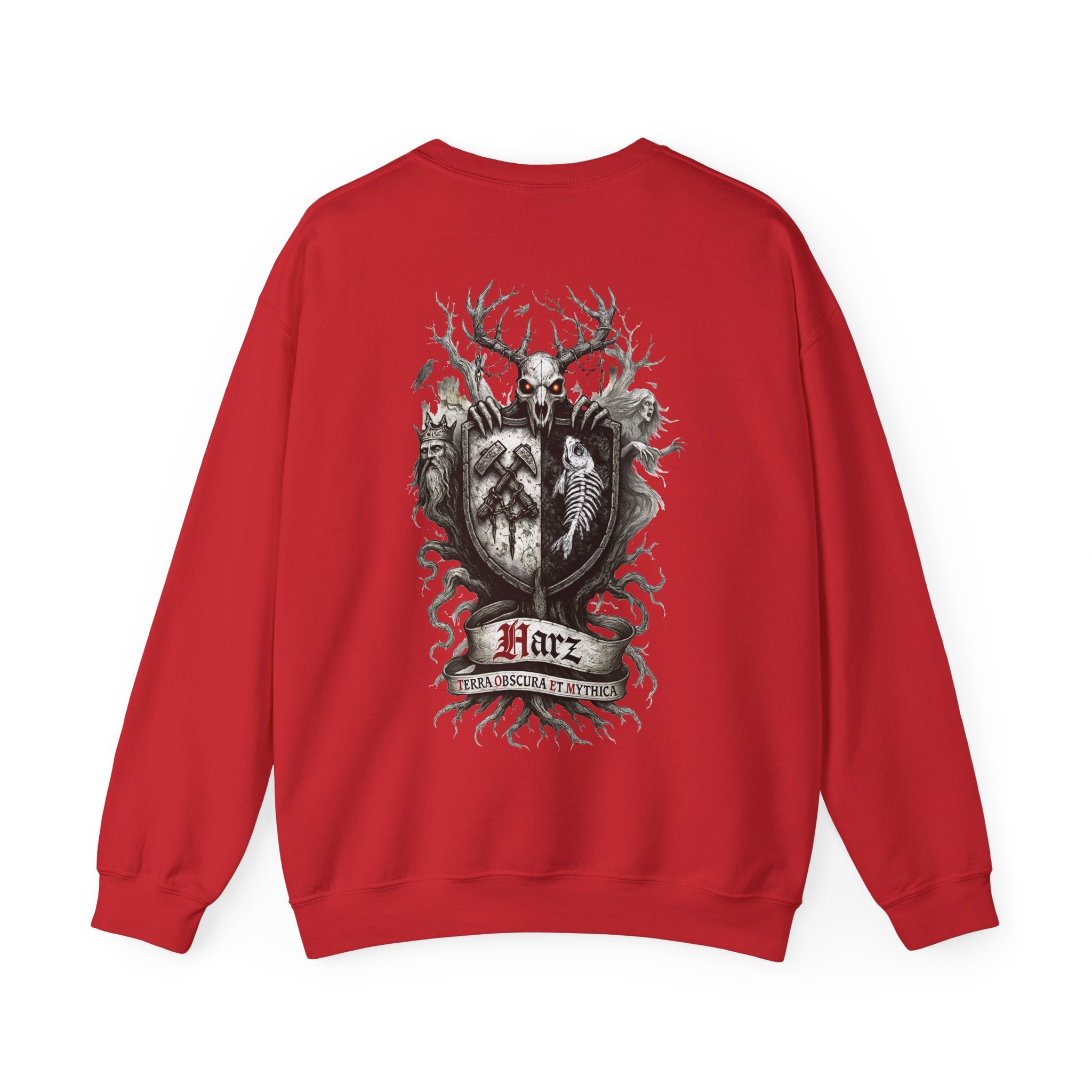 Harz: Front-/Backprint, Unisex Sweatshirt **Grimwater-Edition** Gesamtharz