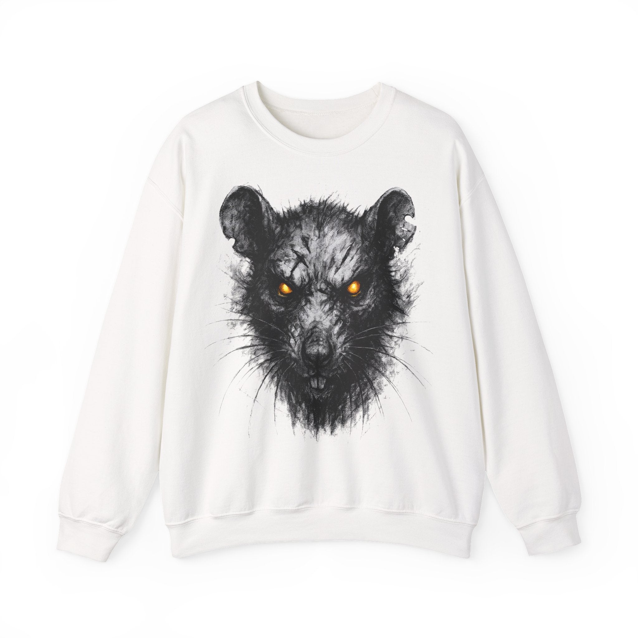 Ratte: Animals-Collection, Frontprint, Unisex Sweatshirt, Rat - Street King