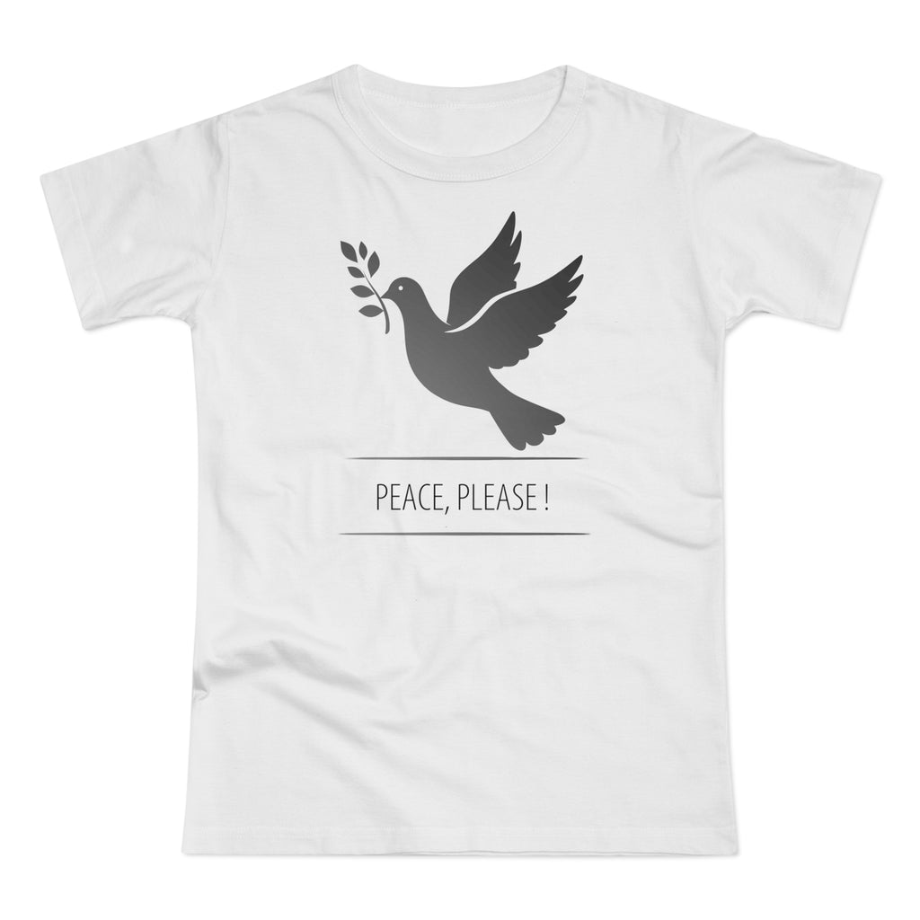 Peaceful Dove, Frontprint, Women's T-Shirt - Casual Wear, Gift for Friends, Inspirational Tee, Mindfulness, Peace Activism