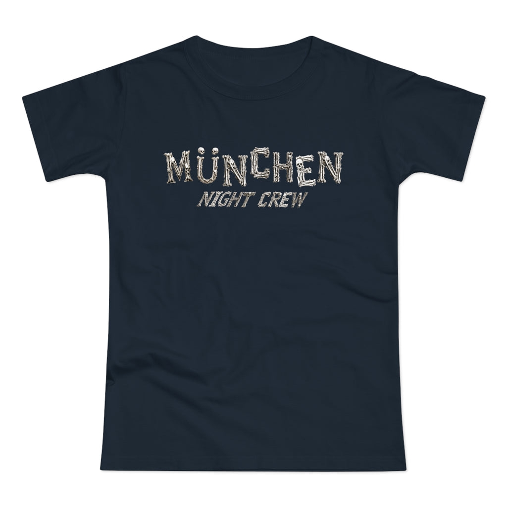 München Night Crew: Front-/Backprint, Womens' T-Shirt **Grimwater-Edition**