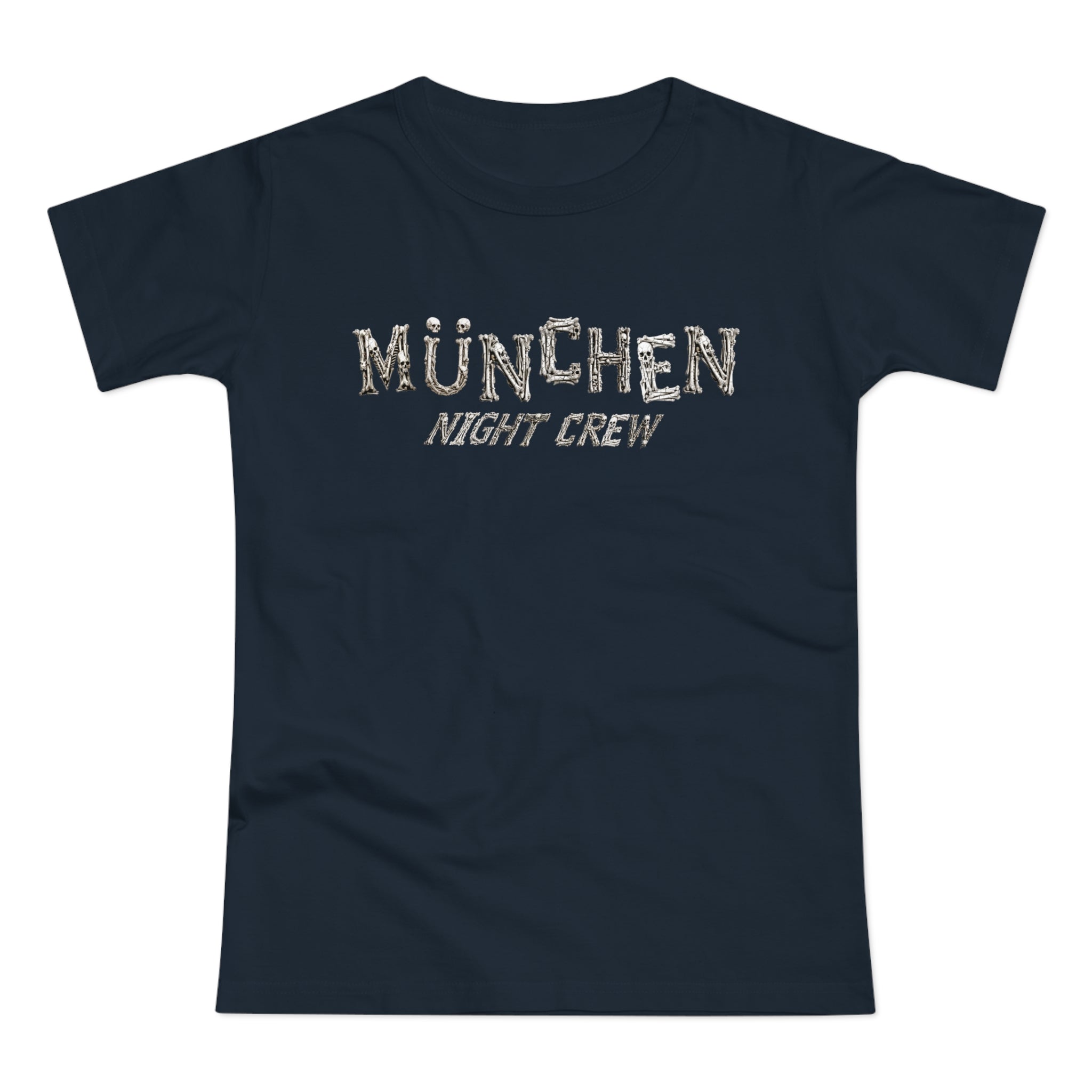 München Night Crew: Front-/Backprint, Womens' T-Shirt **Grimwater-Edition**