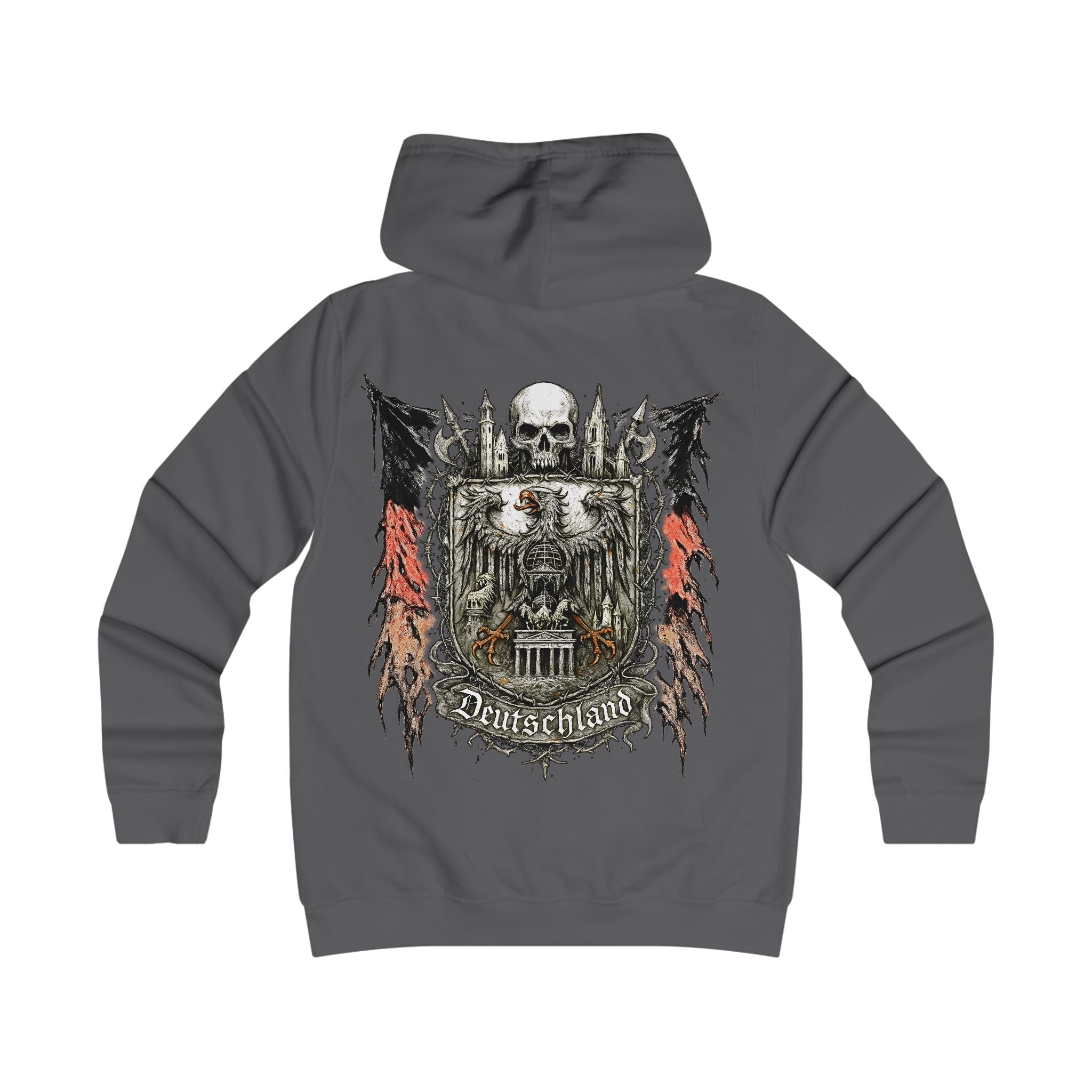 Deutschland: Front-/Backprint, Womens' Hoodie **Grimwater-Edition** (Germany)