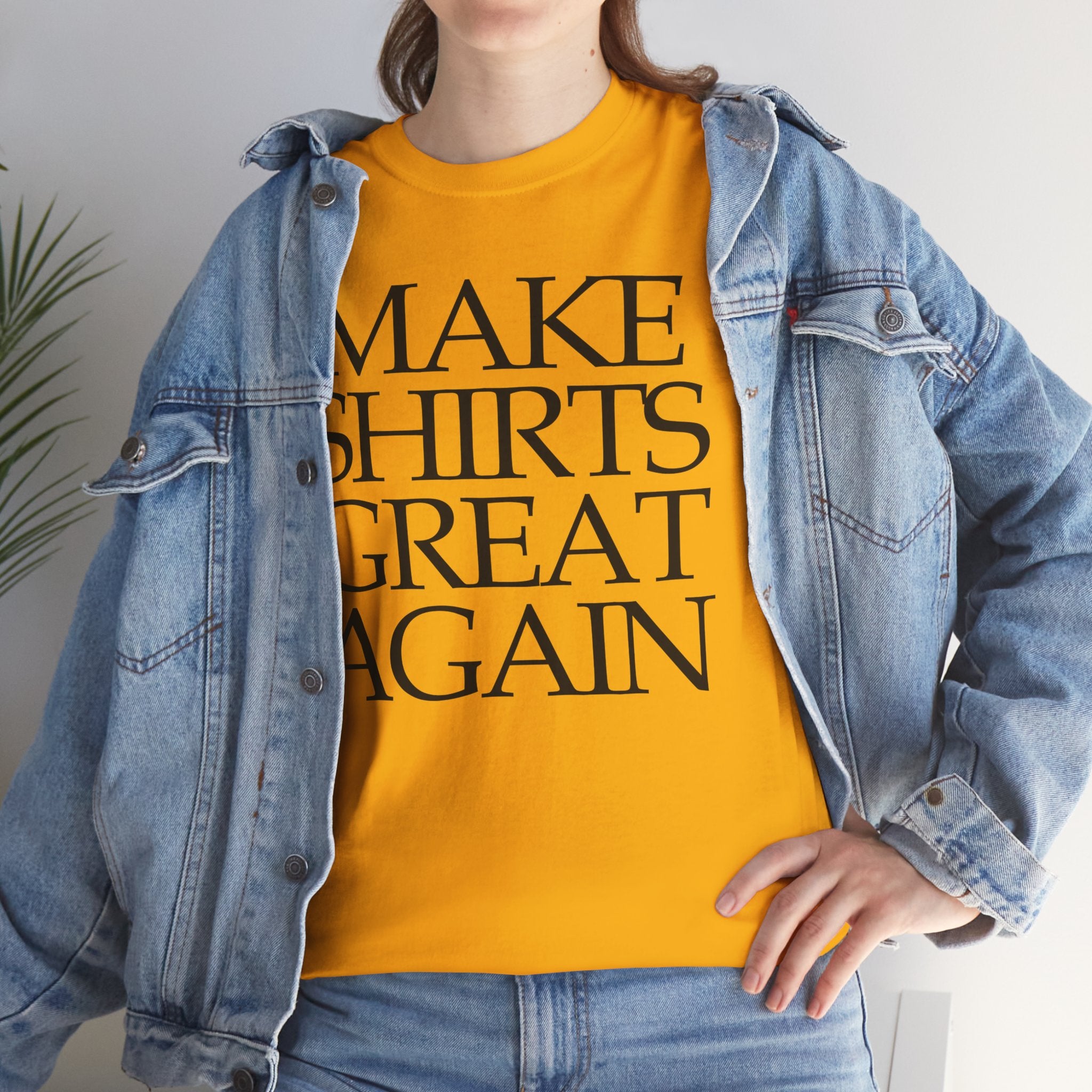 Supersize Shirts - Make Shirts Great Again, Gift for Dad, Funny Shirt, Statement Tee, Comfortable Wear