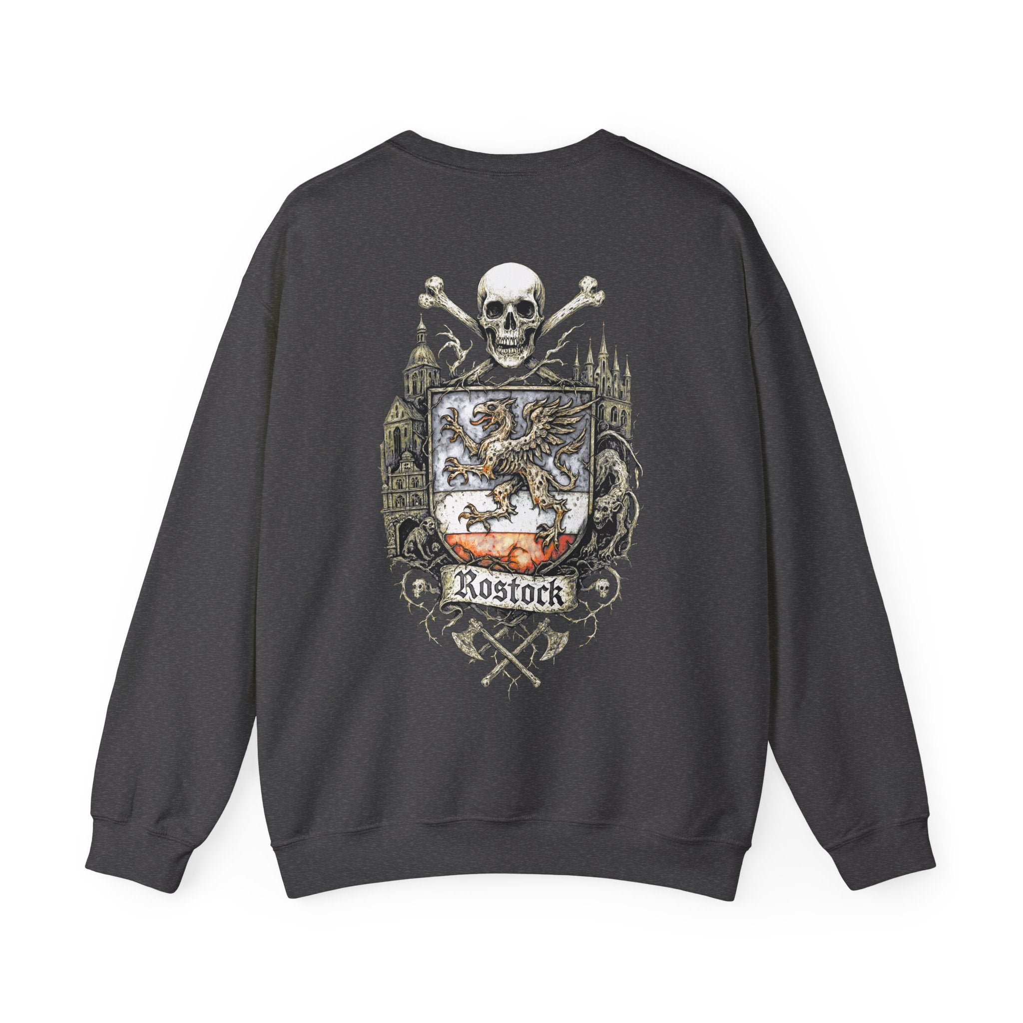 Rostock: Front-/Backprint, Unisex Sweatshirt **Grimwater-Edition**