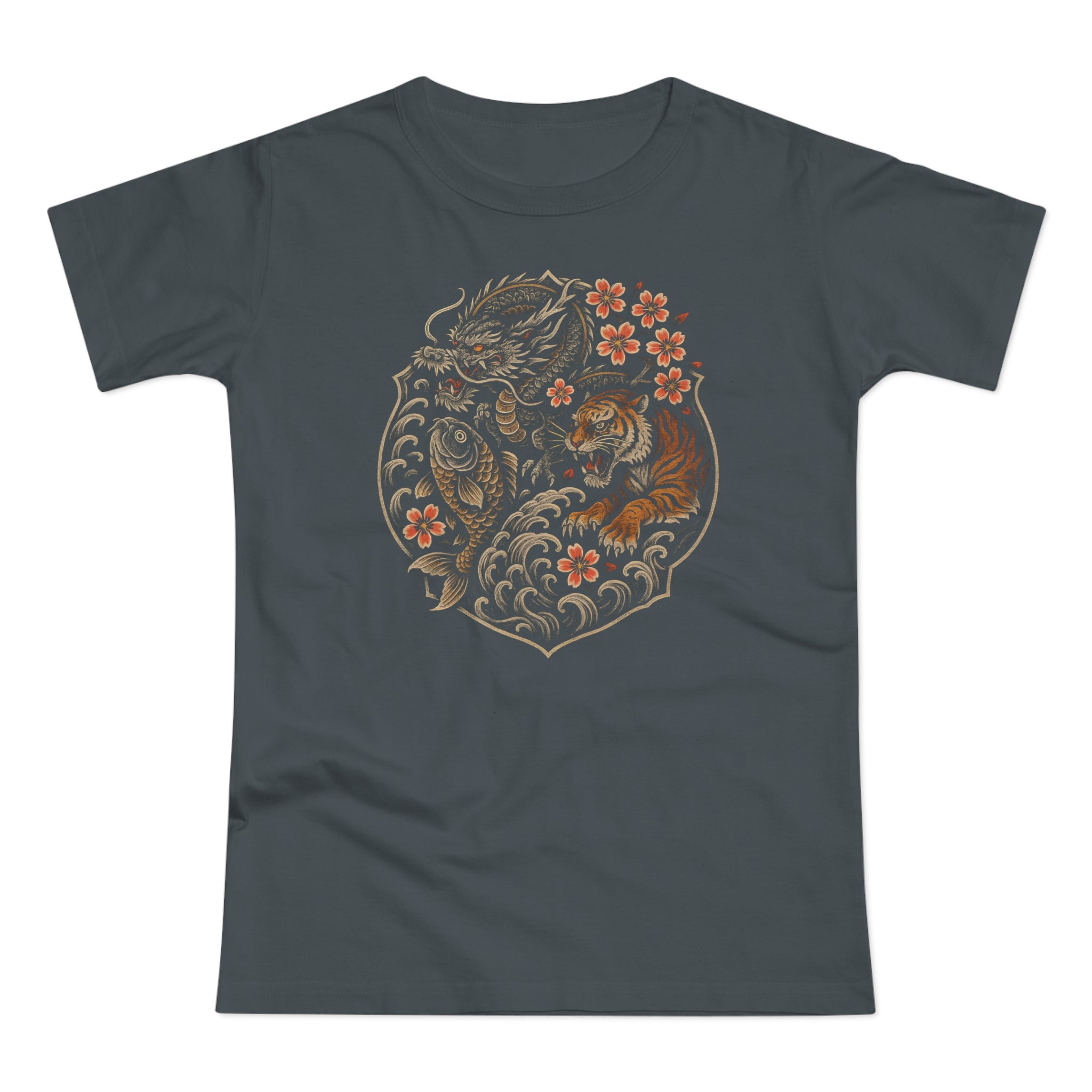 Nature-Inspired Tee, Frontprint, Women's T-Shirt