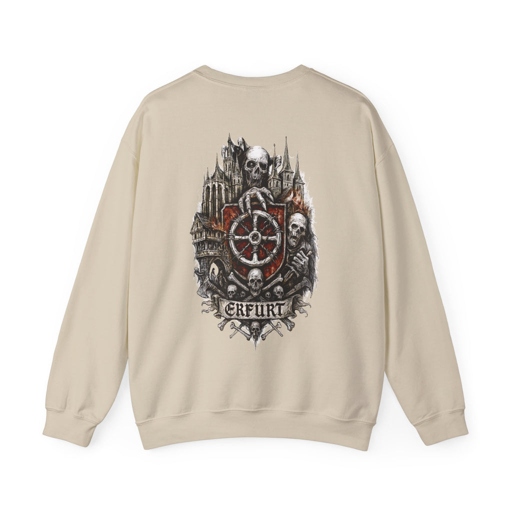 Erfurt: Front-/Backprint, Unisex Sweatshirt **Grimwater-Edition**