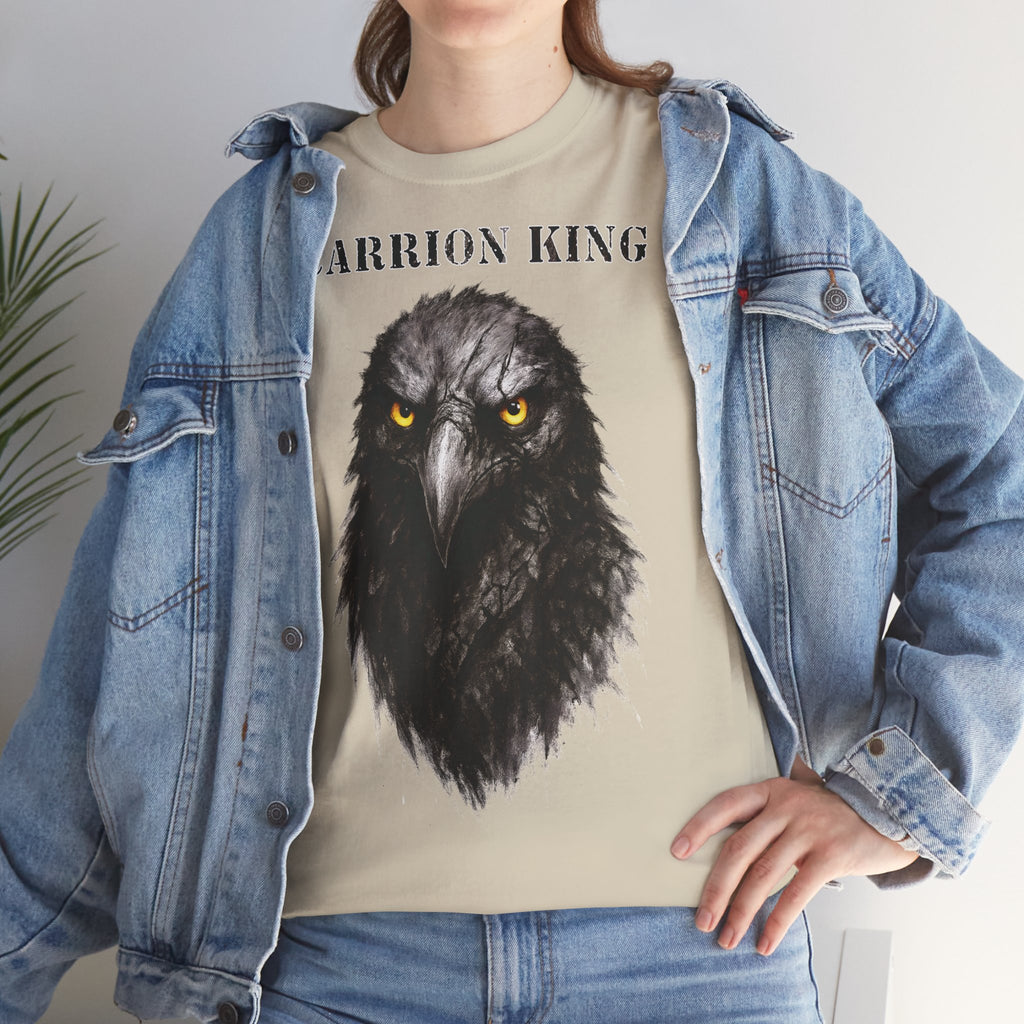 Rabe - Carrion King: Frontprint, Unisex T-Shirt - Animal-Collection