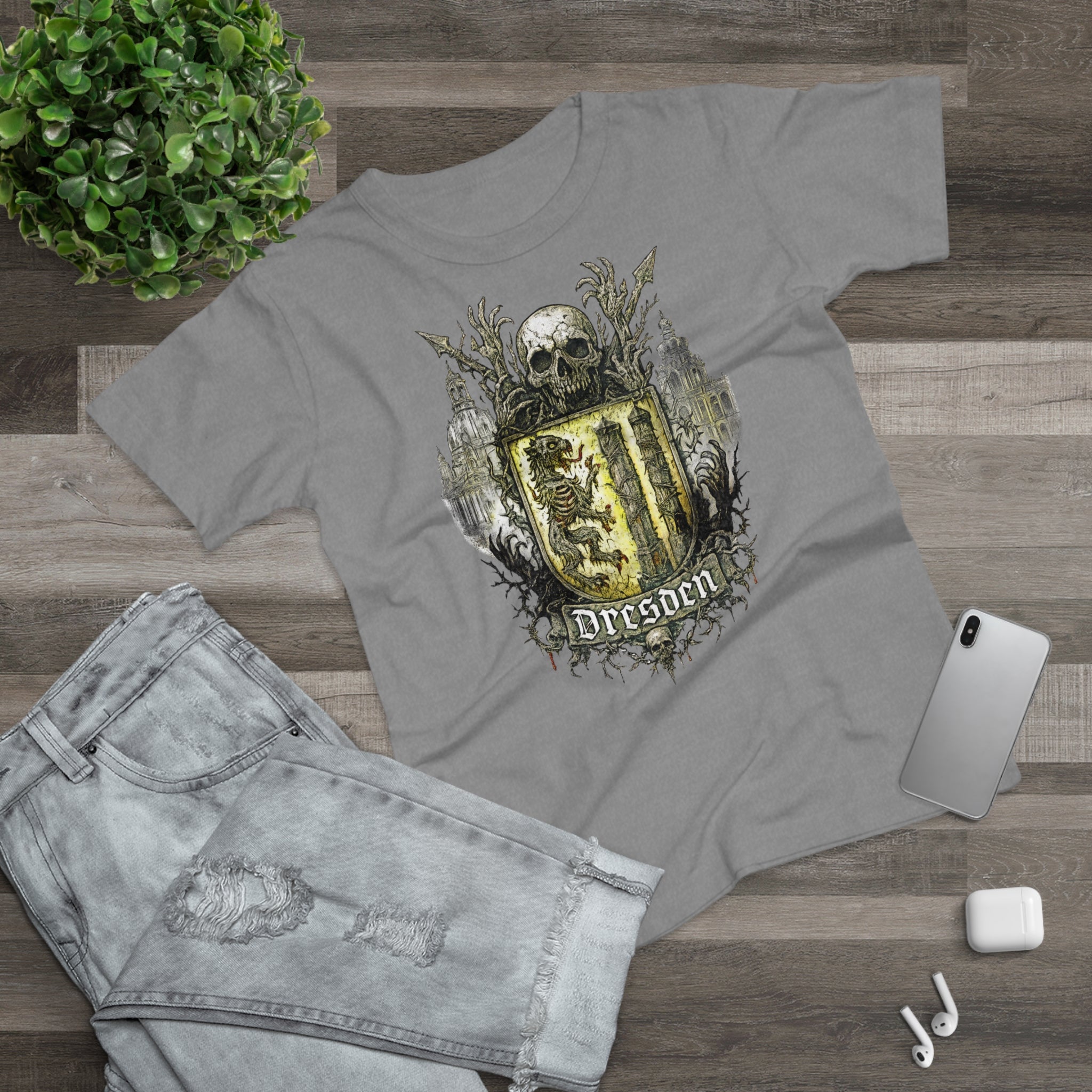 Dresden: Frontprint, Womens' T-Shirt **Grimwater-Edition**