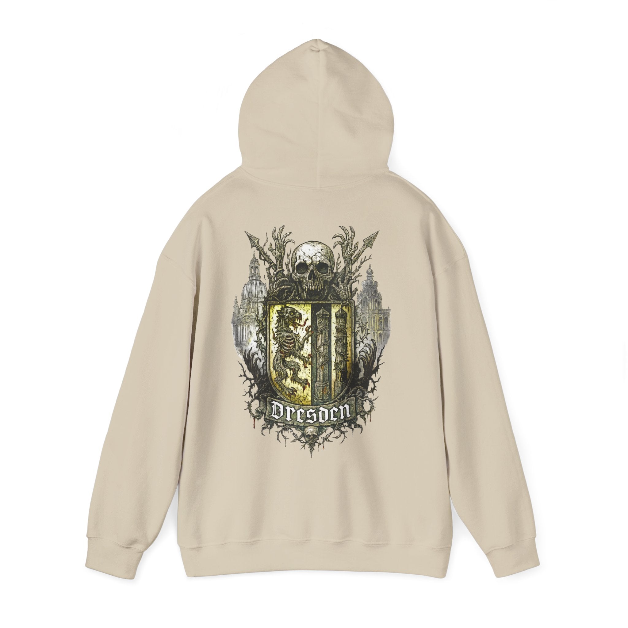 Dresden: Front-/Backprint, Unisex Hoodie **Grimwater-Edition**