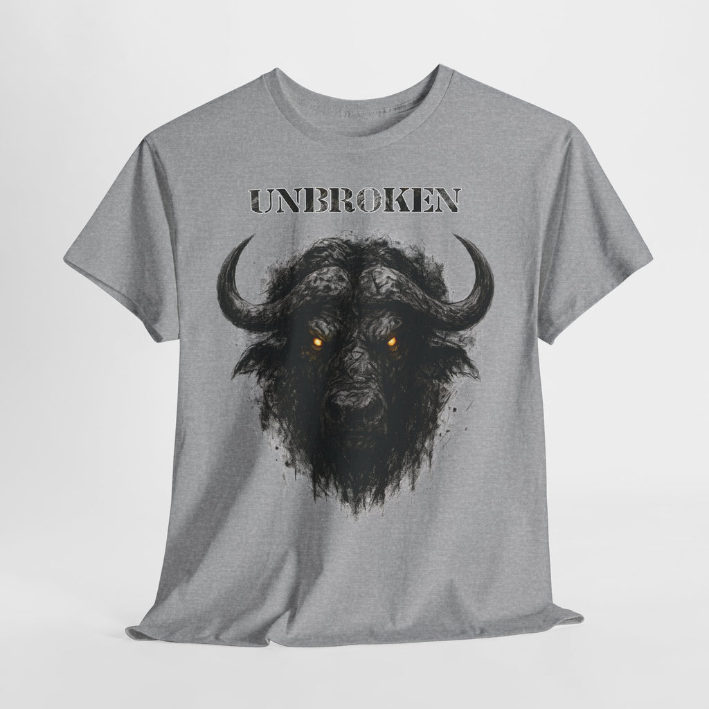 Büffel - Unbroken: Frontprint, Unisex T-Shirt - Animal-Collection