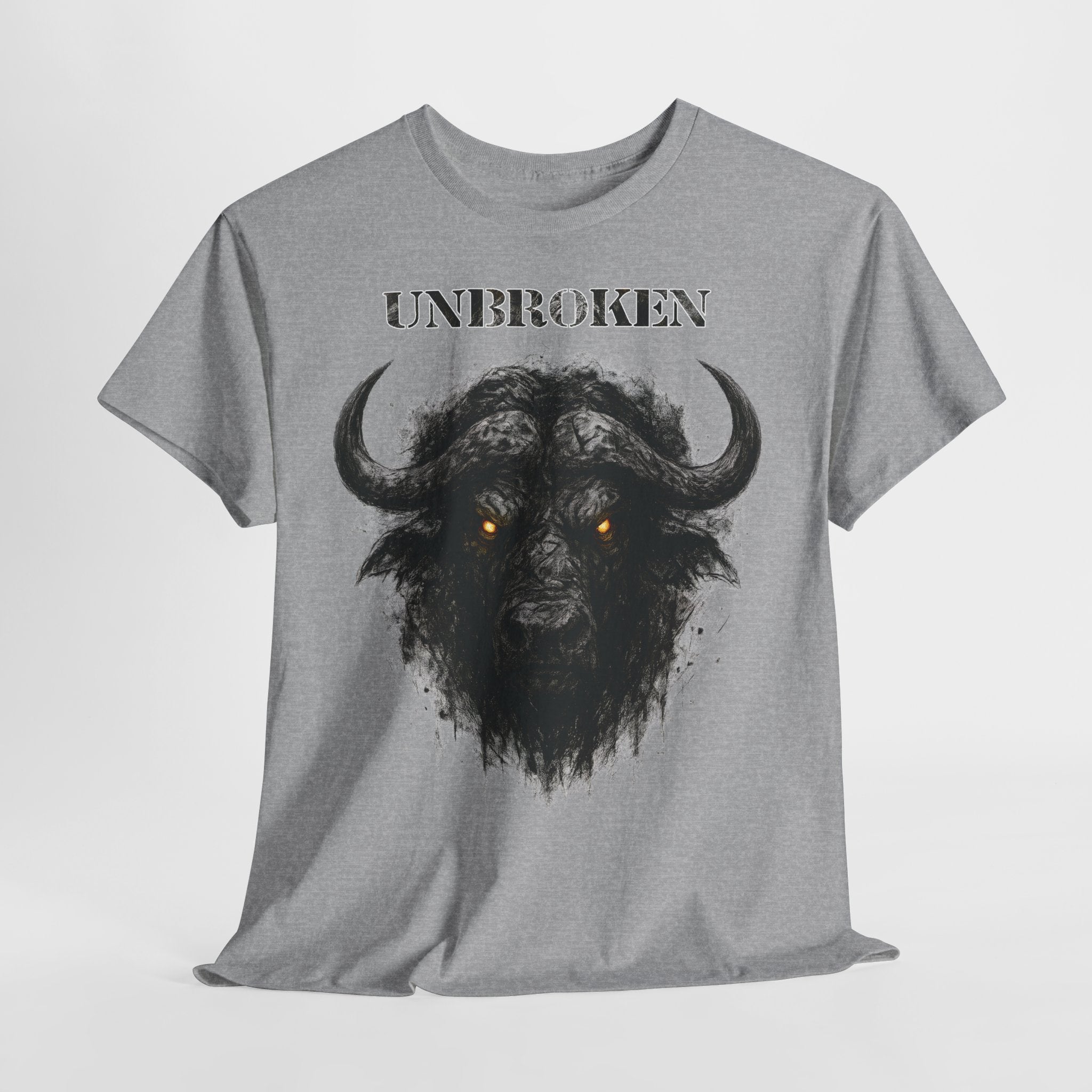 Büffel - Unbroken: Frontprint, Unisex T-Shirt - Animal-Collection