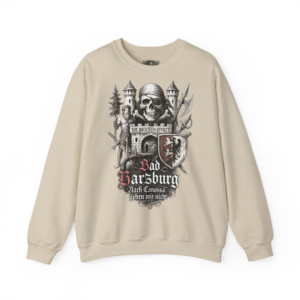 Bad Harzburg: Harz-Collection, Frontprint, Unisex Sweatshirt **Grimwater-Edition**