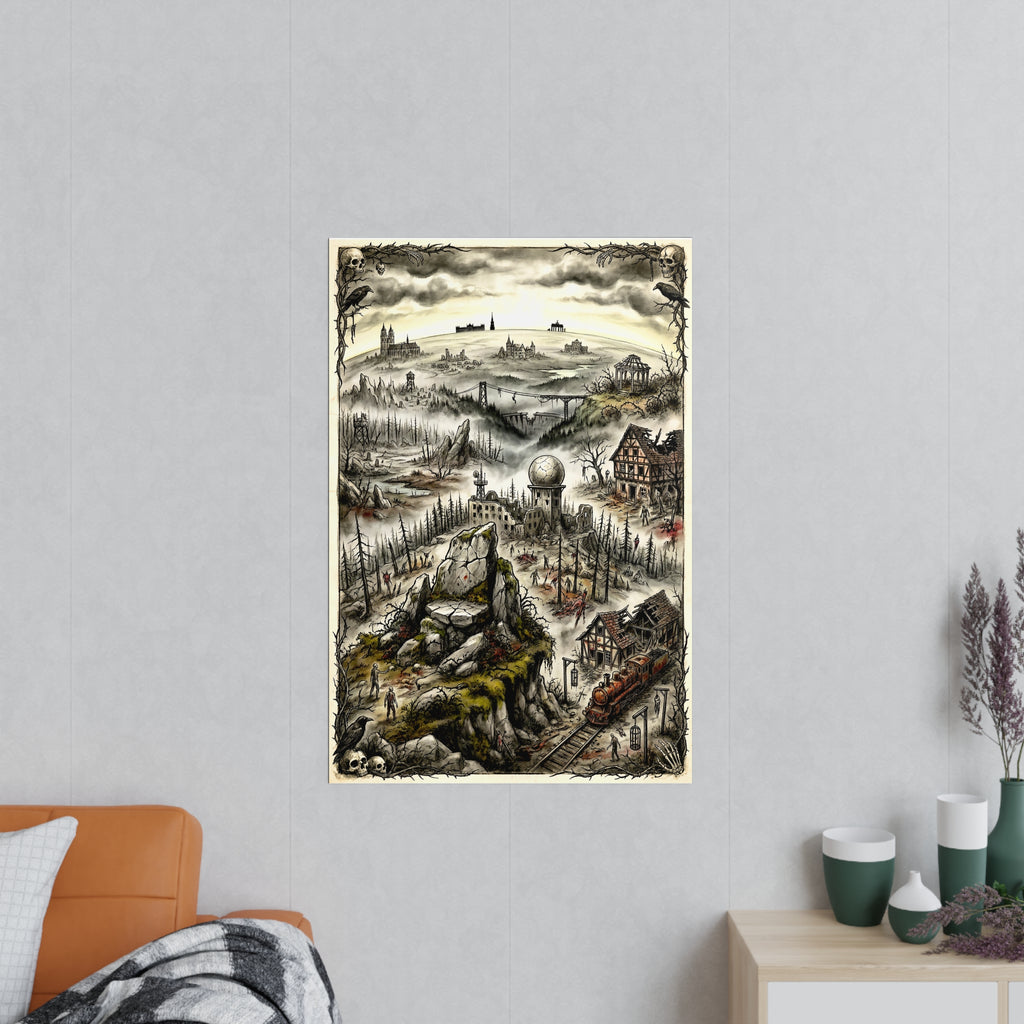 Poster 60 x 90: Brocken (New Dawn Collection) - Harz